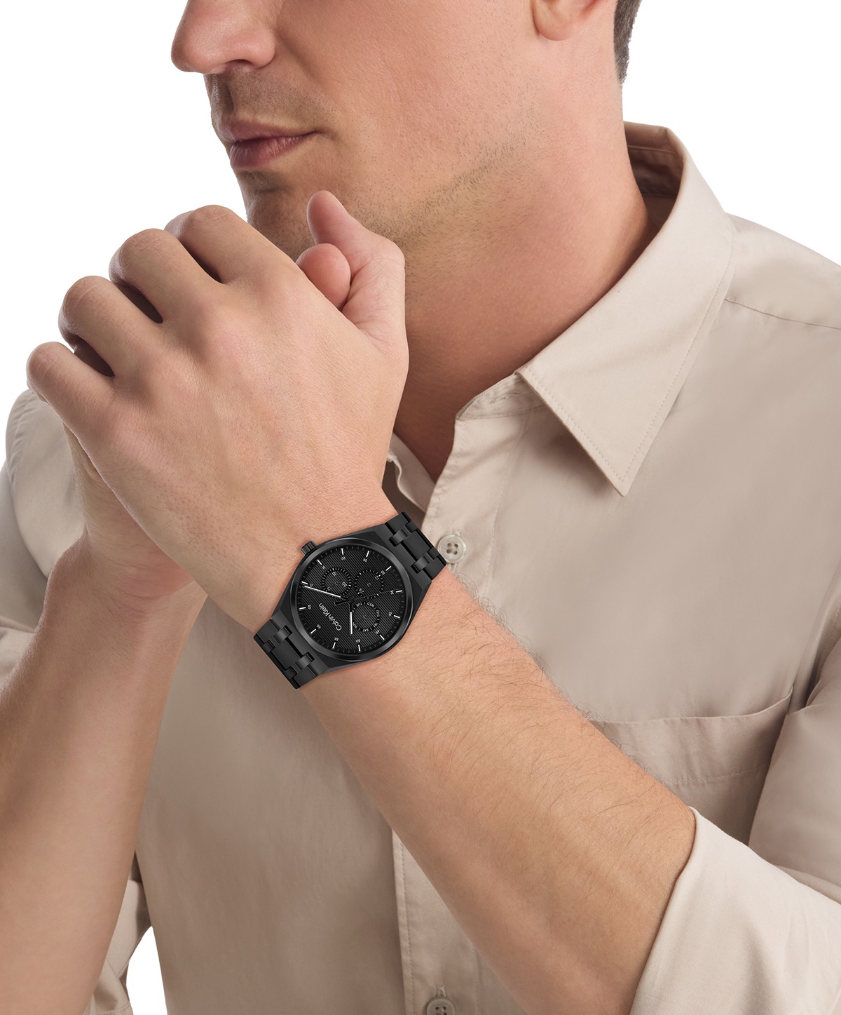 Calvin Klein Multifunktionsuhr »CK MOTION« Quarzuhr, Armbanduhr, Damenuhr, Herrenuhr, Edelstahlarmband, analog