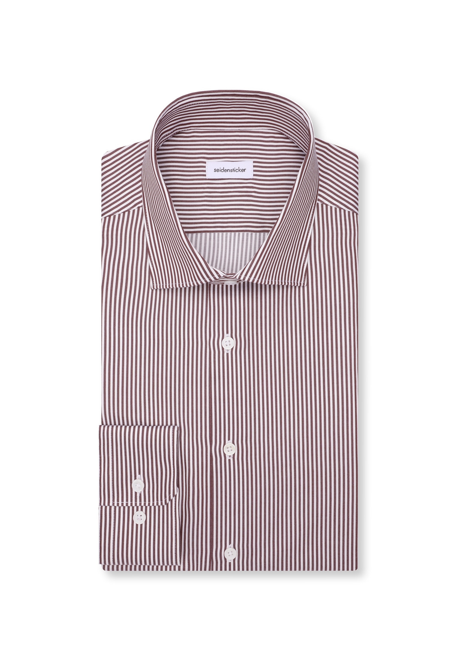 seidensticker Businesshemd »Schwarze Rose« Slim 1/1 Kentkragen Gestreift