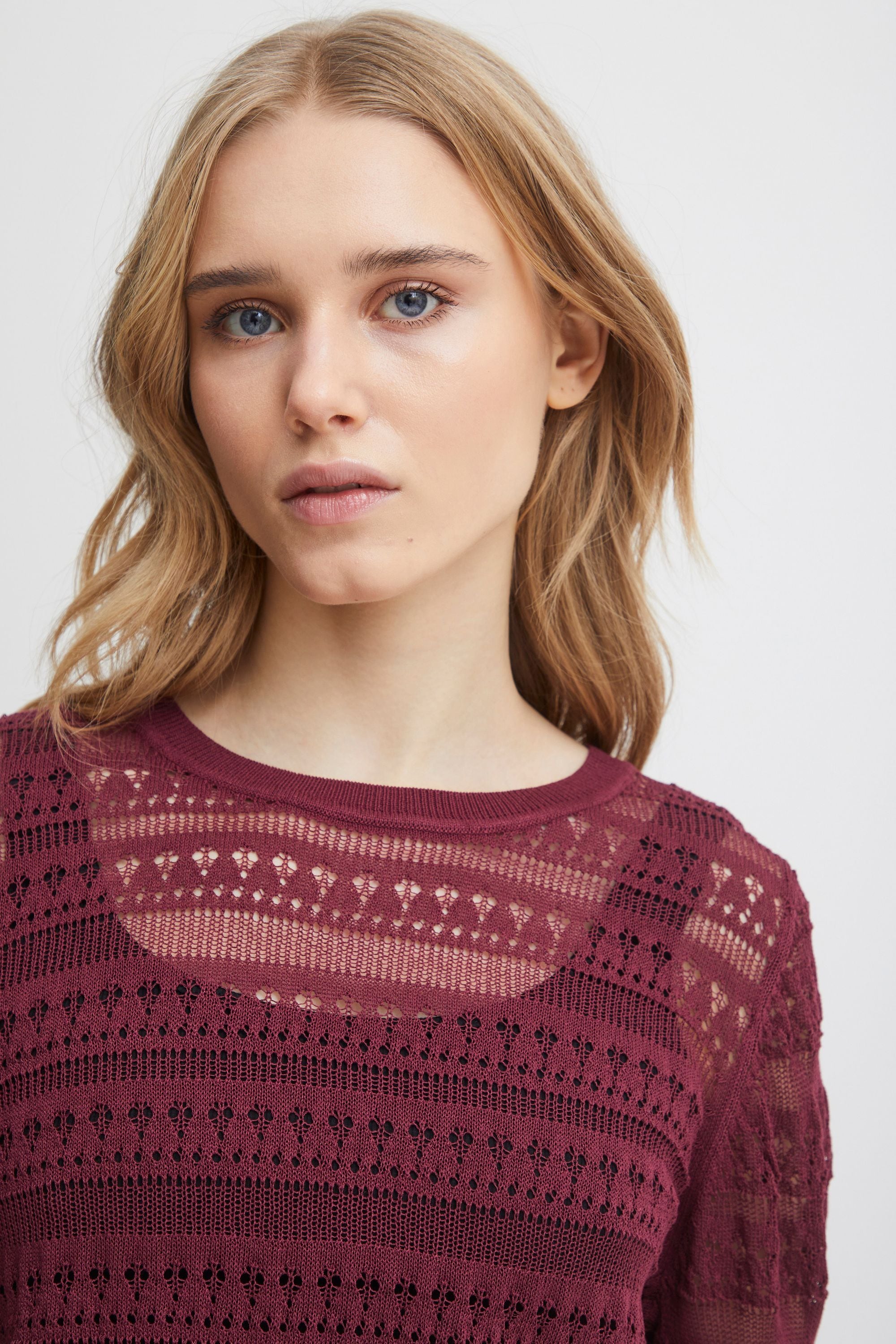 Ichi Strickfleece-Pullover »Strickpullover IHMarinda«