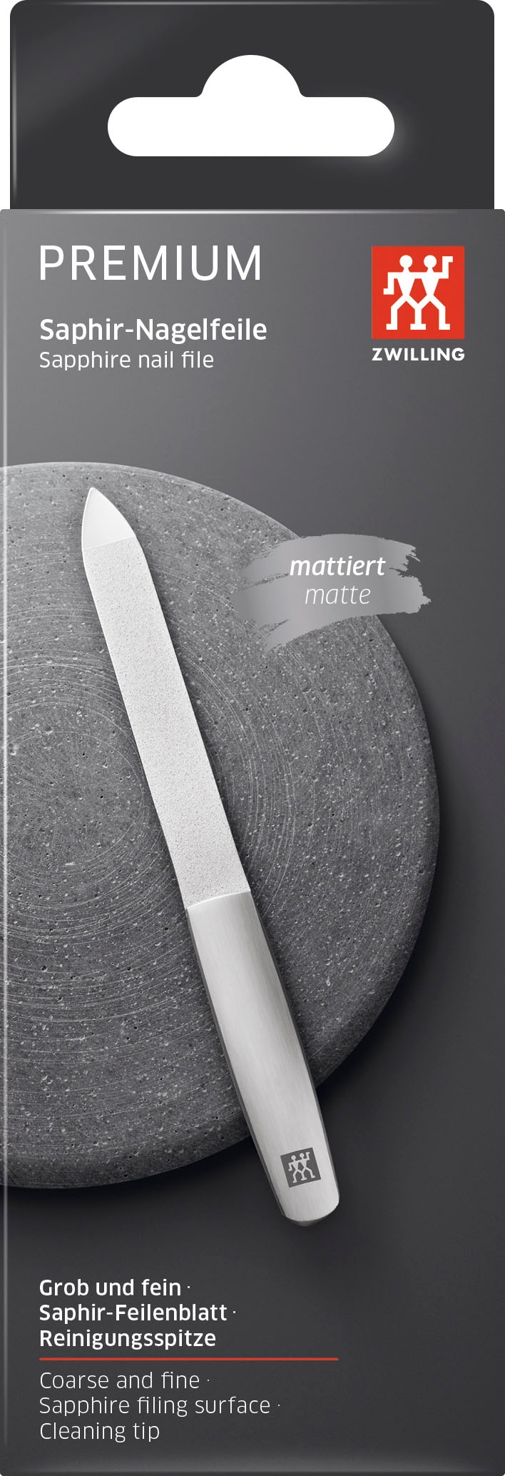 Zwilling Saphir-Nagelfeile, 130 mm, Maniküre, Nagelpflege