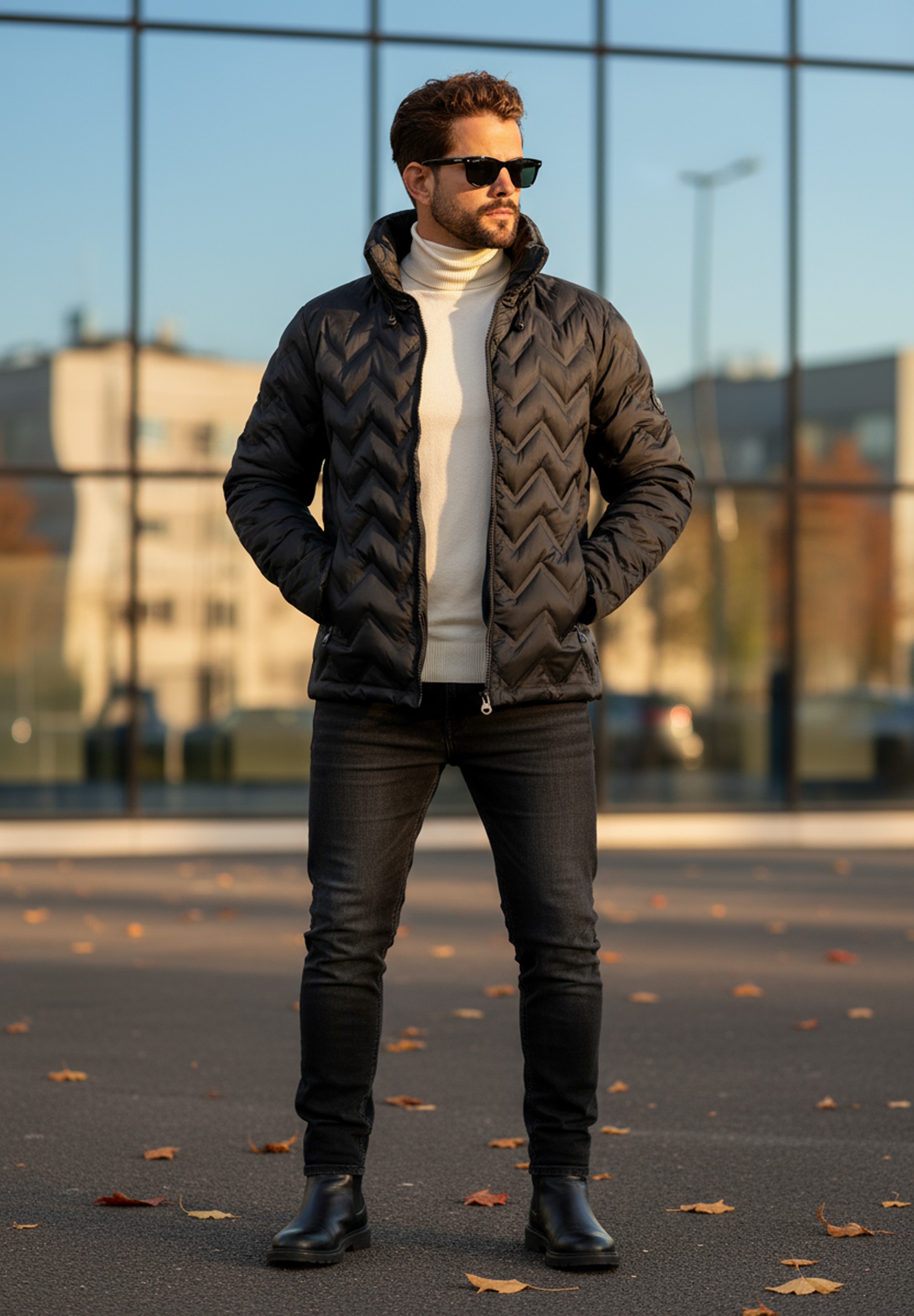 SOULSTAR Steppjacke »Pufferjacke mit Stehkragen - Winterjacke für Männer«