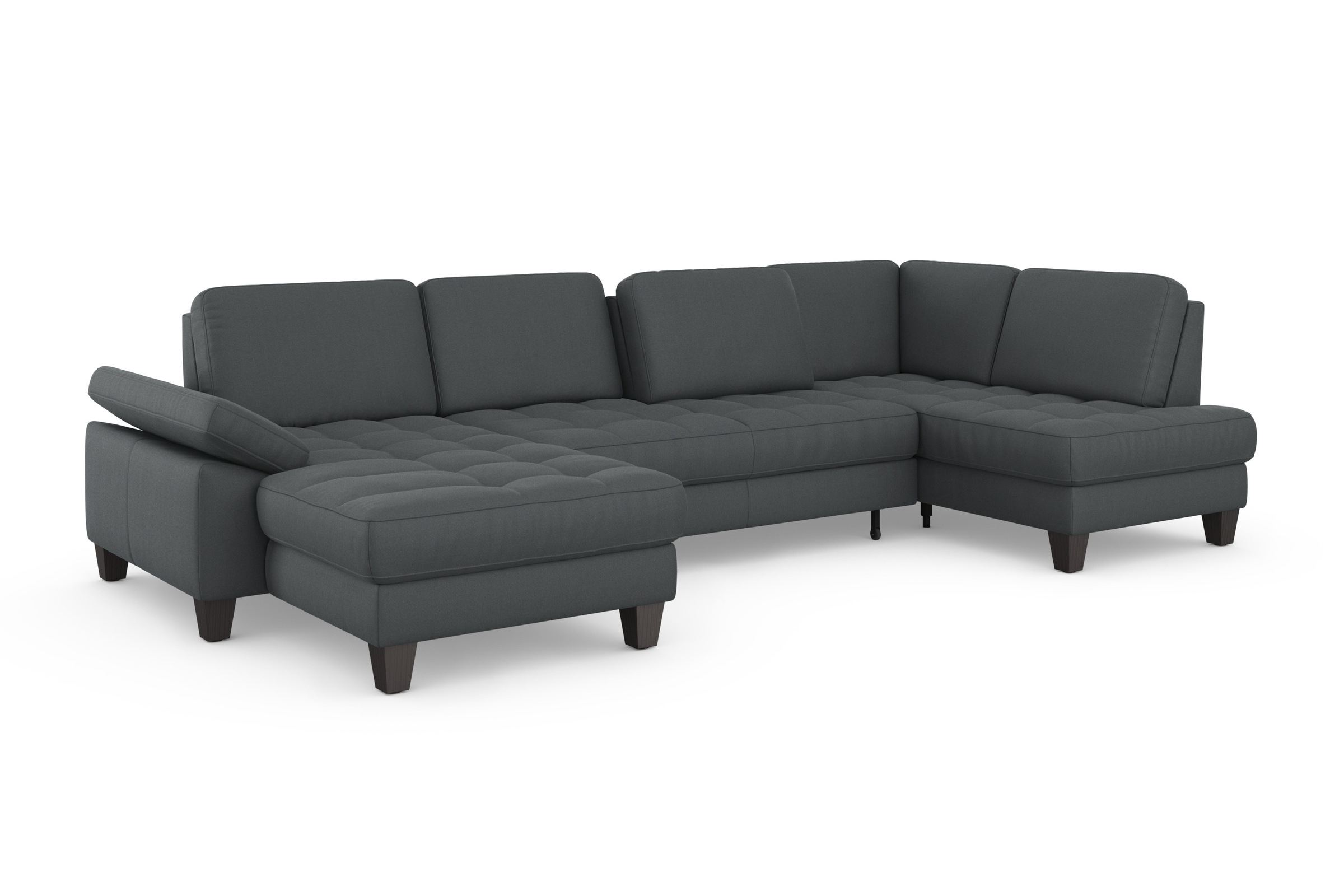 sit&more Wohnlandschaft »Westham U-Form«, wahlweise mit Bettfunktion, Bettkasten, Sitztiefenverstellung