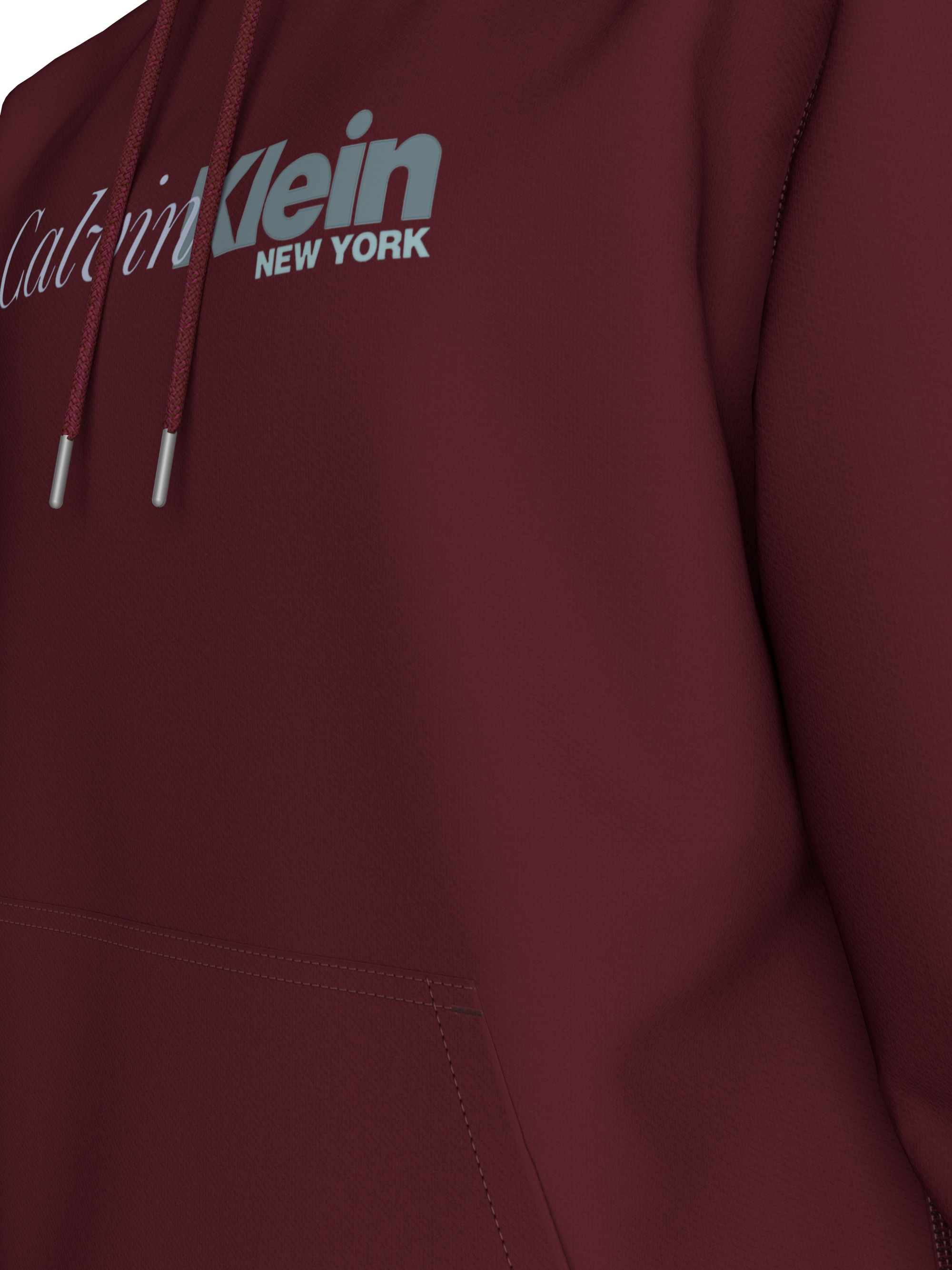 Calvin Klein Kapuzensweatshirt »LS EU 350TERRY CURSIVE GRAPHIC H«, regular fit, Logo-Schriftzug