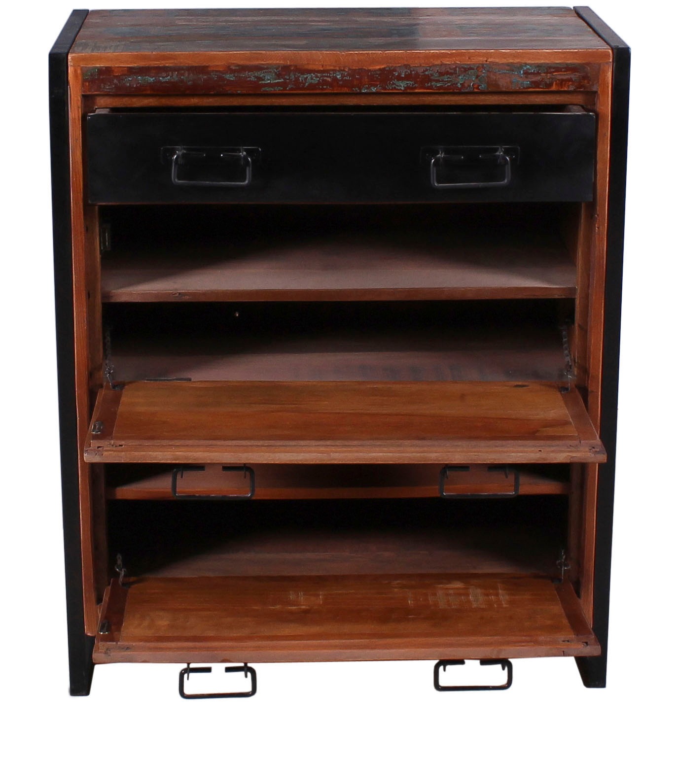 SIT Garderoben-Set »Bali aus Altholz mit Schuhschränken & Kleiderschrank« 6 Stk. tlg.