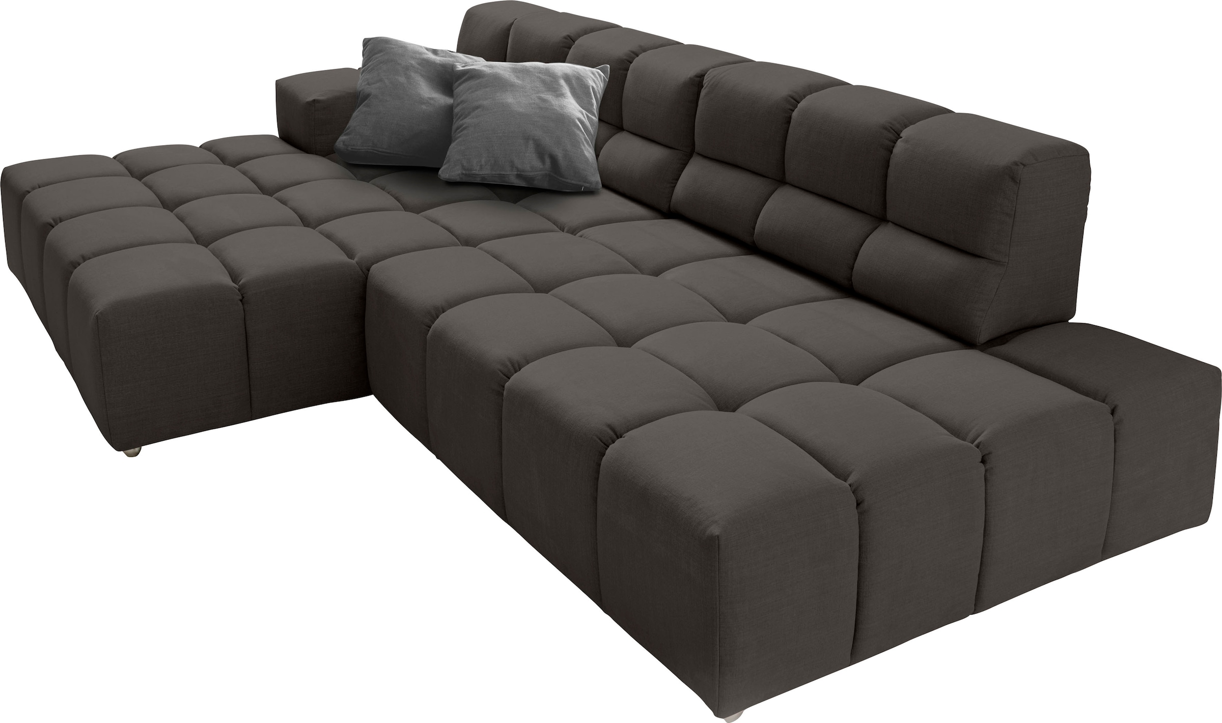 designwerk Ecksofa »Temple L-Form, tolles Designsofa«, mit Sitztiefenverstellung