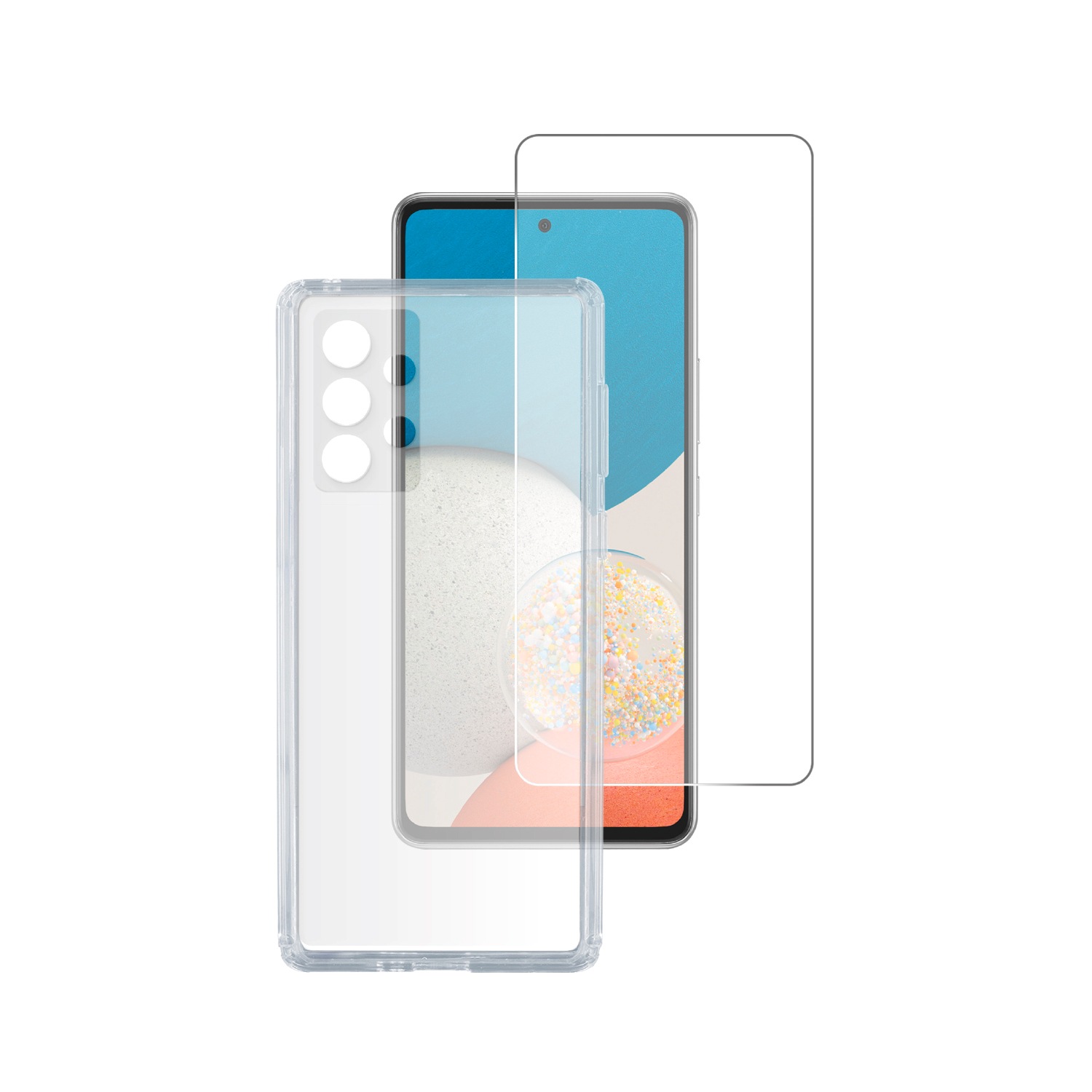 4smarts Backcover »360° Starter Set X-Pro Glas + Case Galaxy A54«