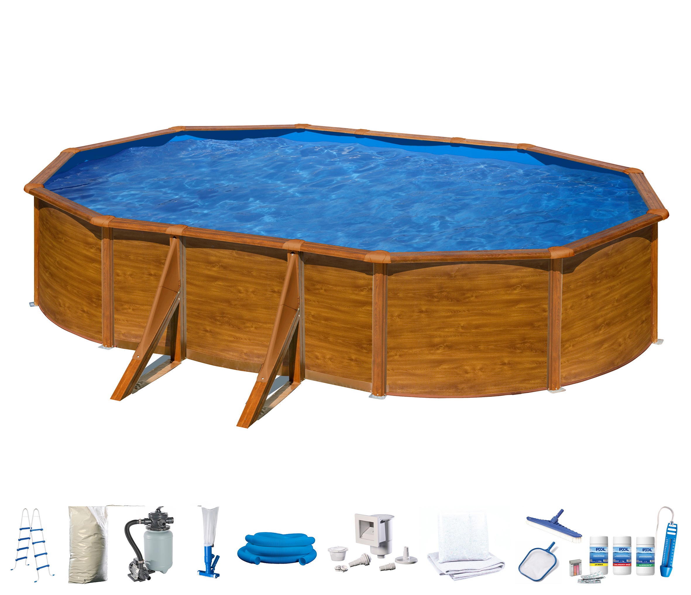 MyPool Ovalpool, (Set), 10-tlg., BxLxH: 300x500x120 cm