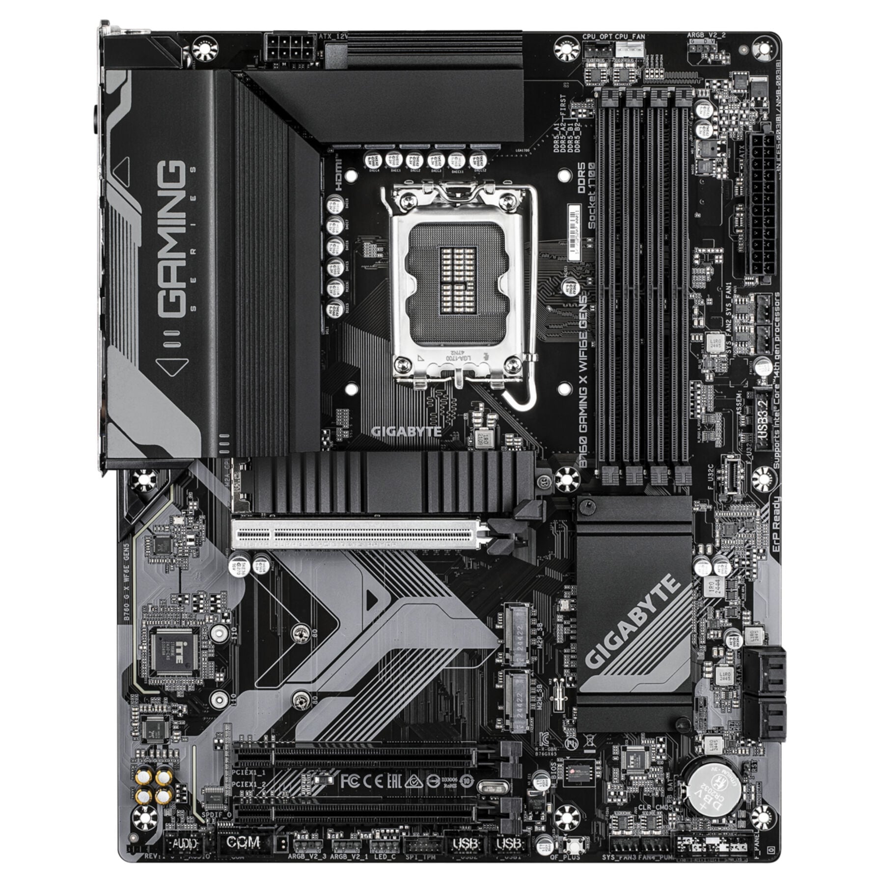 Gigabyte Mainboard »B760 GAMING X WIFI6E GEN5 Mainboard – Unterstützt Intel Core Prozessor«