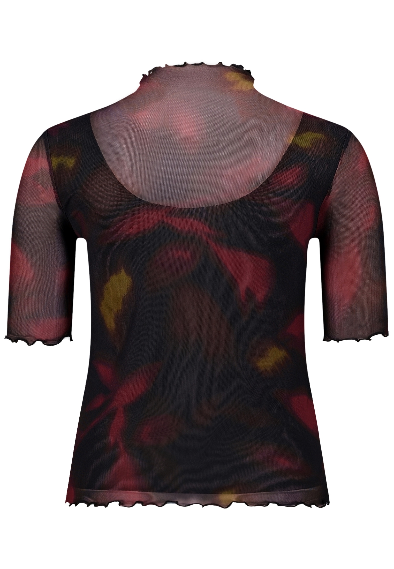 Zero Kurzarmshirt »Halbarm-Shirt mit Muster«