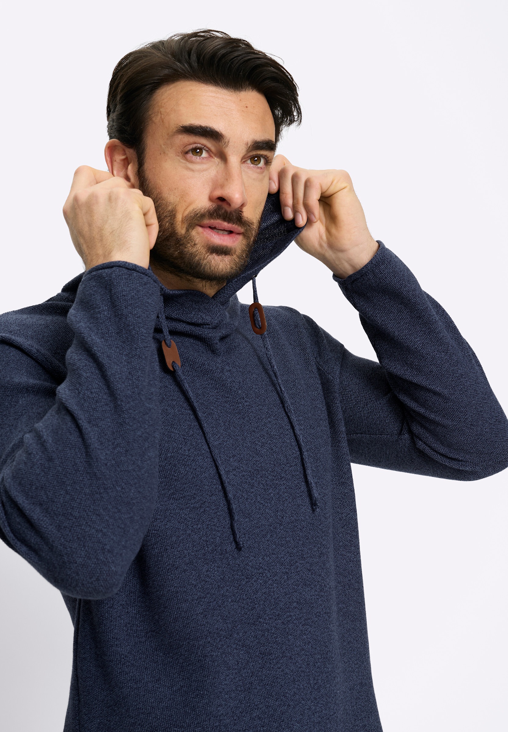 Witt Longpullover »Kapuzen-Pullover Kapuzenpullover mit Struktur-Strickmuster«