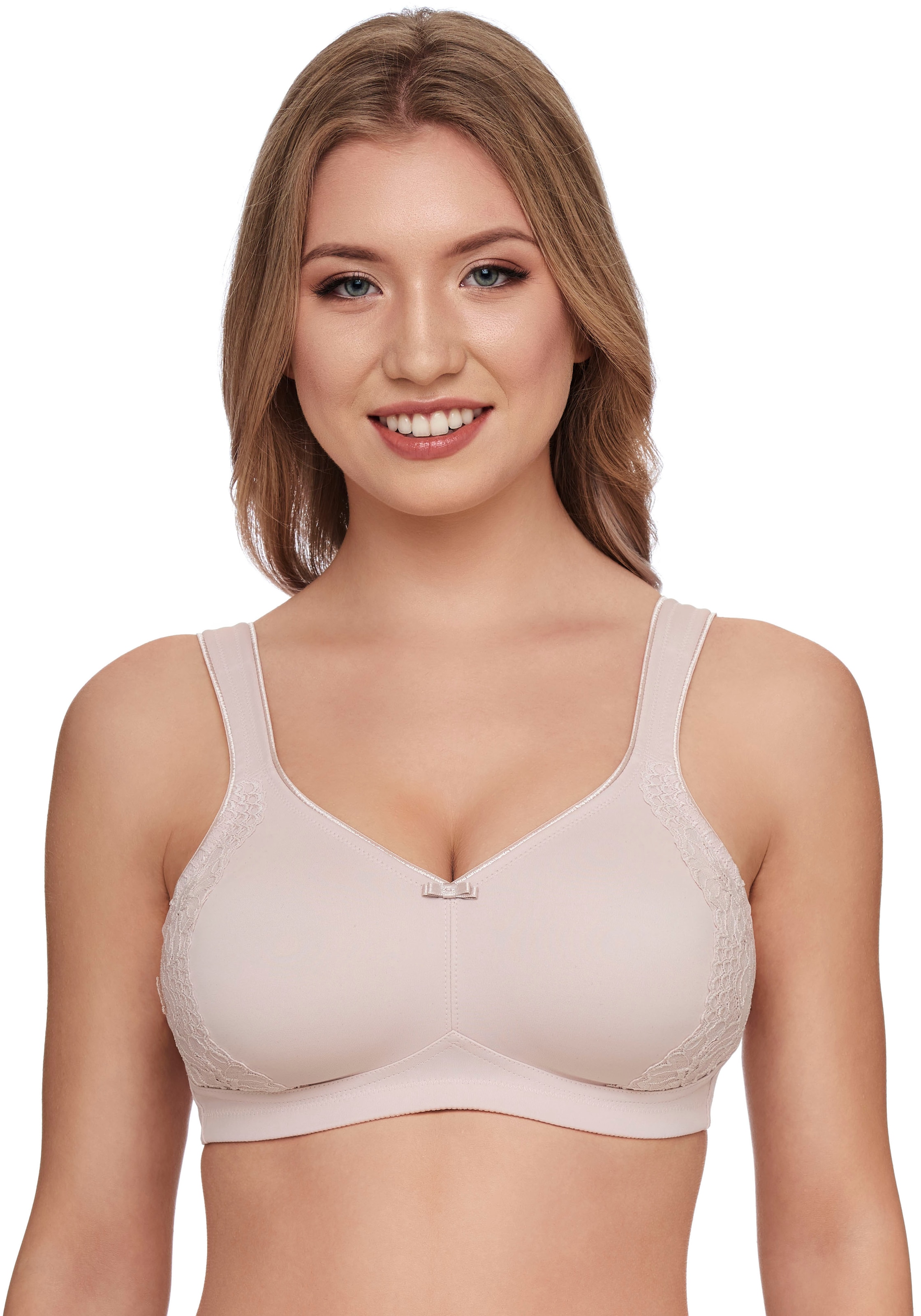 Susa Minimizer-BH »London«, vorgeformte Cups, Spitze, blickdicht