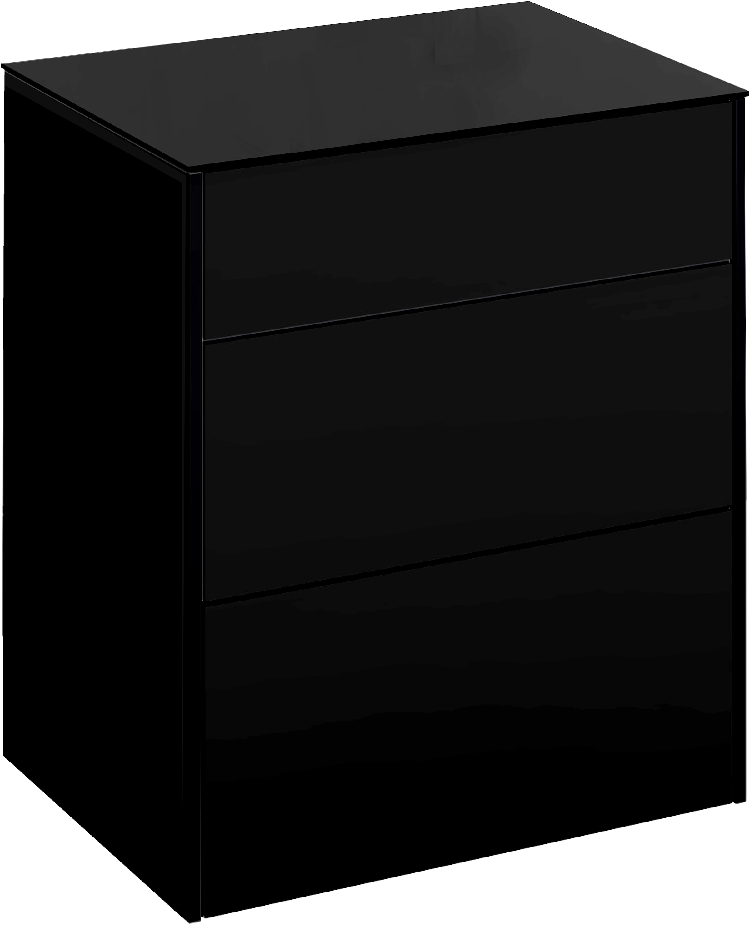 Mäusbacher Kommode Kommode BHT 52/63/42 cm, Push to open, Front+Oberplatte=Glas