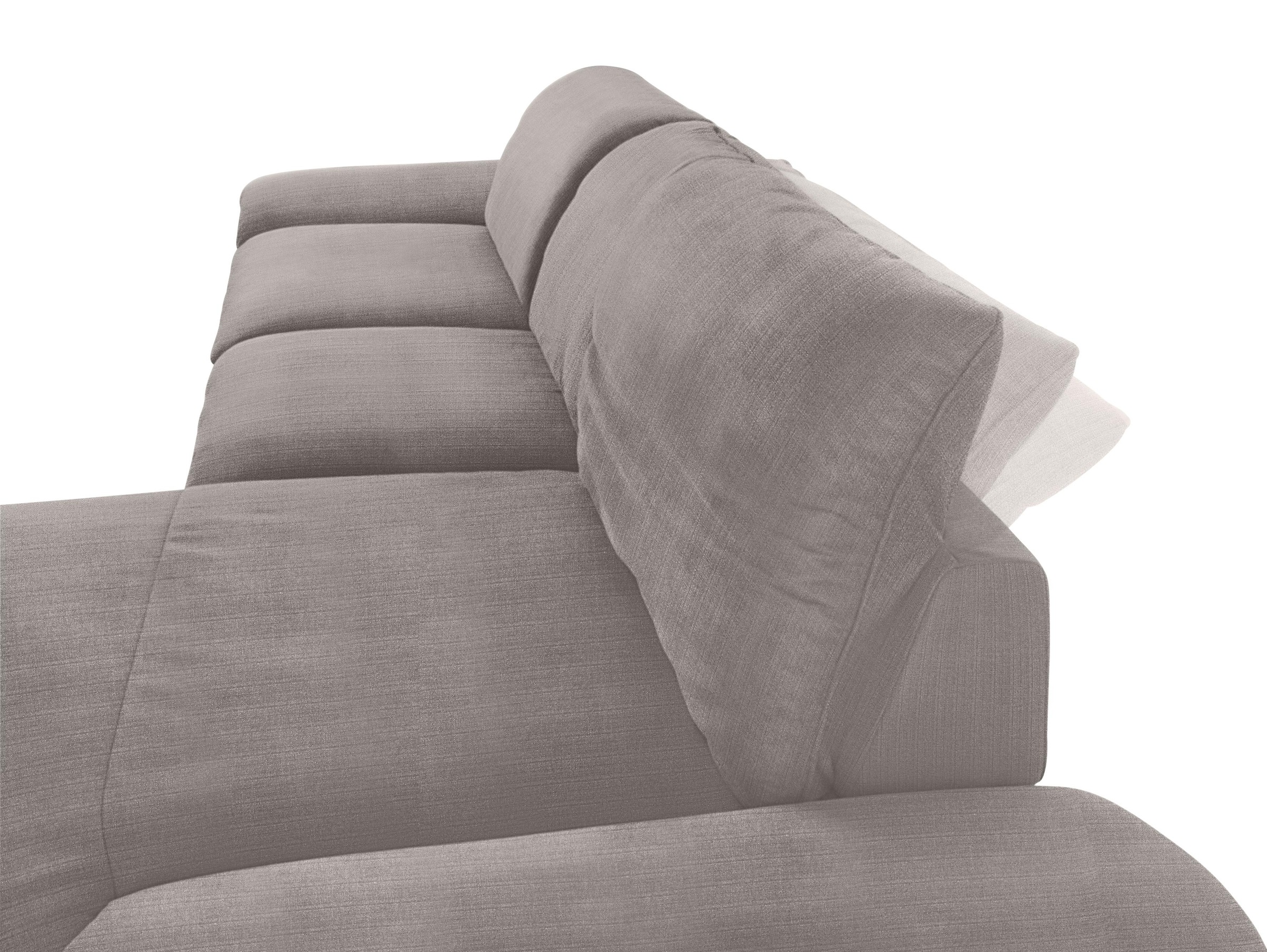 W.SCHILLIG Ecksofa »enjoy&MORE, Designsofa, bequem, zeitlos und elegant, L-Form«, mit Sitztiefenverstellung, Füße silber matt, Breite 340 cm