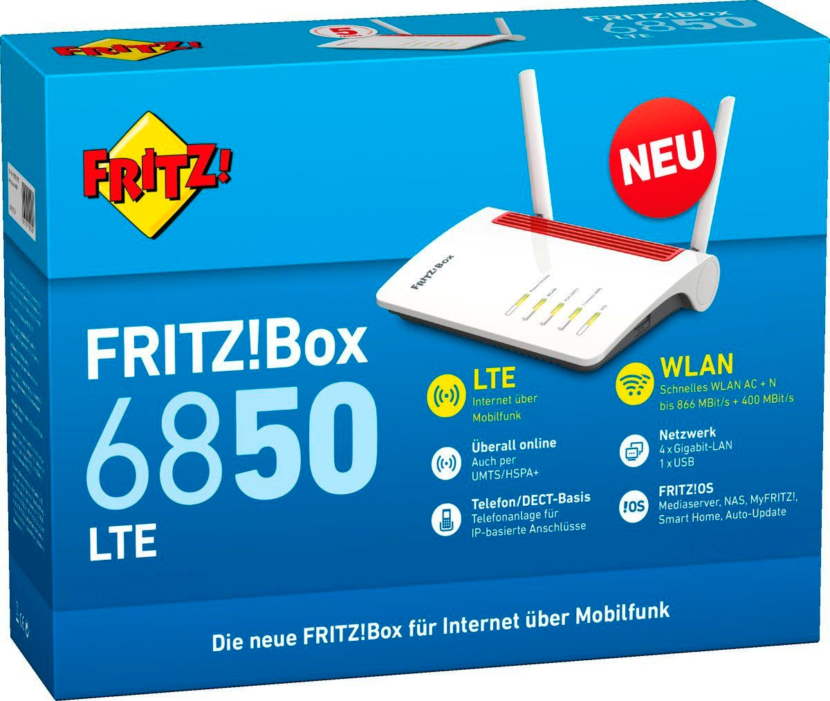 AVM WLAN-Router »FRITZ!Box 6850 LTE«