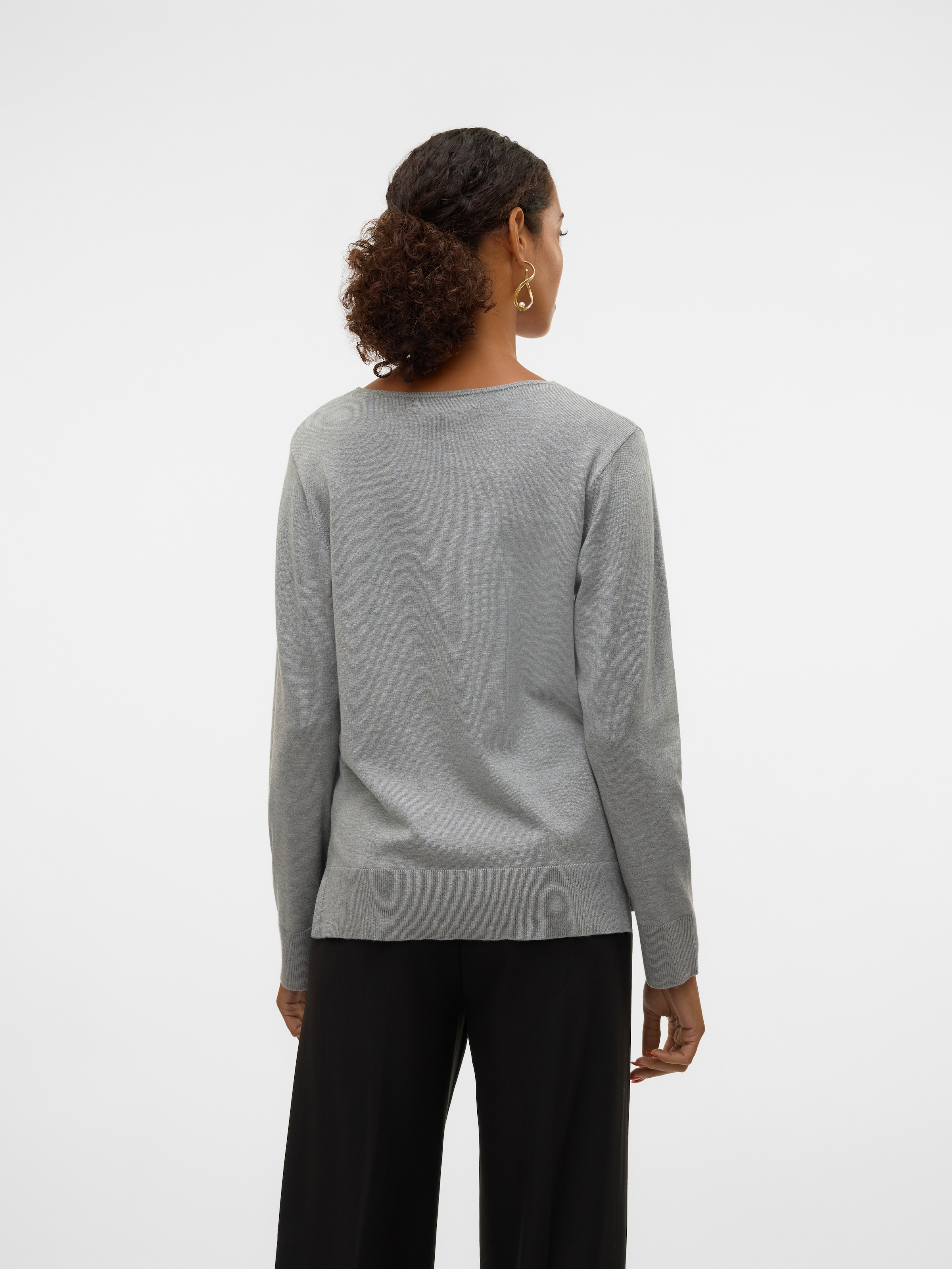 Vero Moda Strickpullover »VMSILJE LS V-NECK PULLOVER GA NOOS«