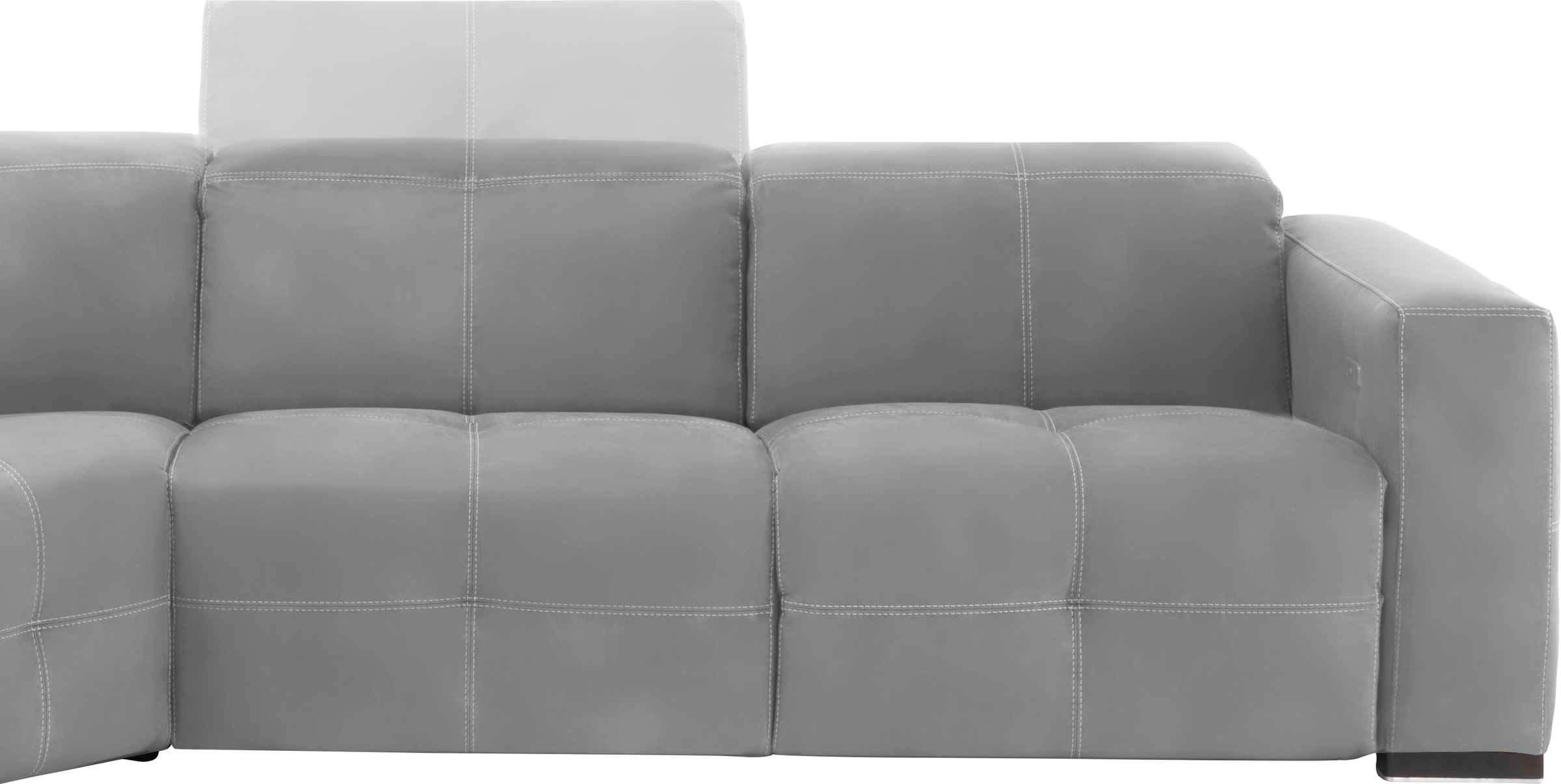 Egoitaliano Ecksofa »Sauvanne, Designsofa der Extraklasse, elegant und bequem«, wahlweise mit elektrischer Relaxfunktion, Kopfteilverstellung