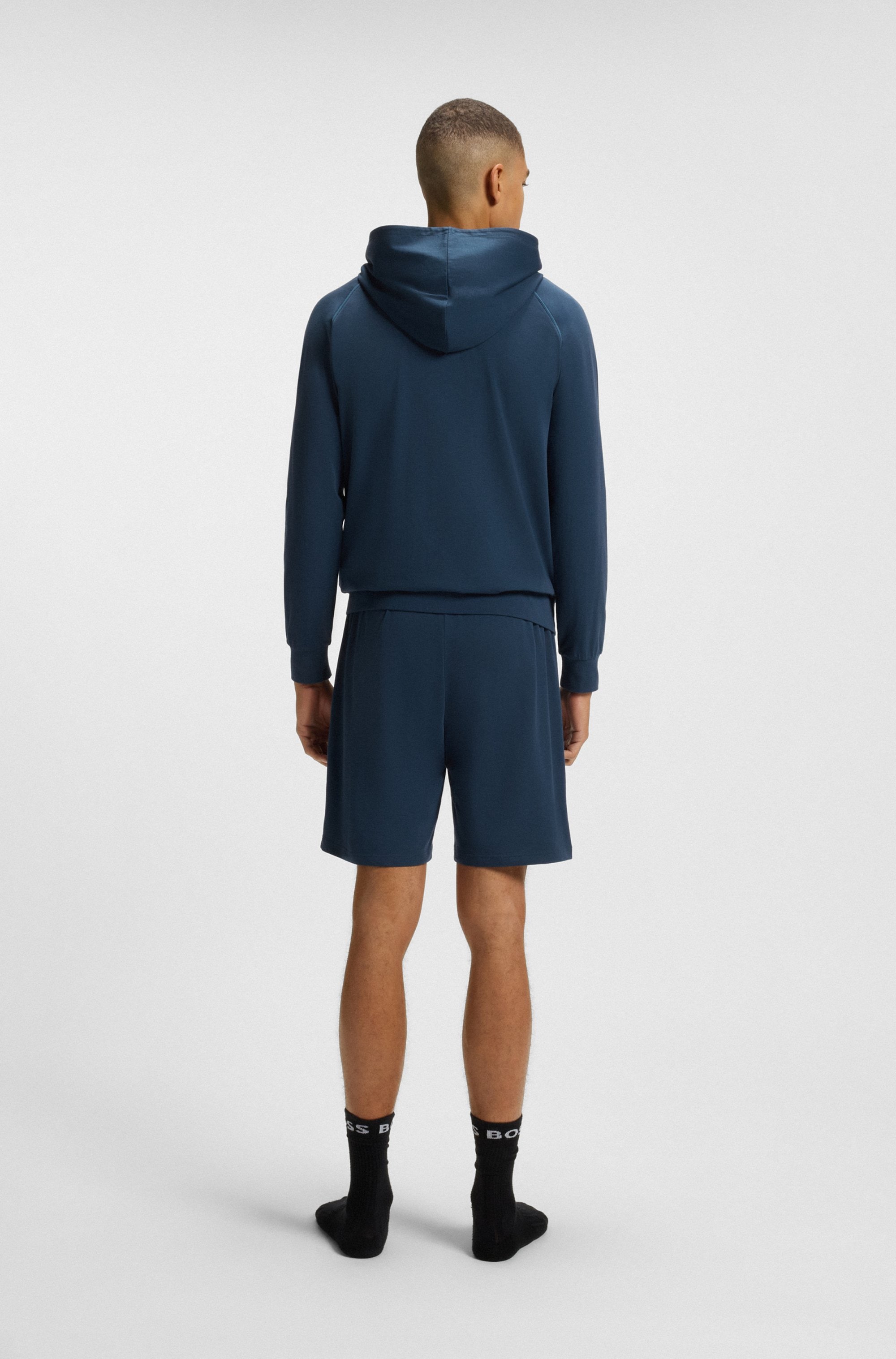 BOSS Kapuzensweatjacke »Mix&Match Jacket H«, mit Kängurutasche