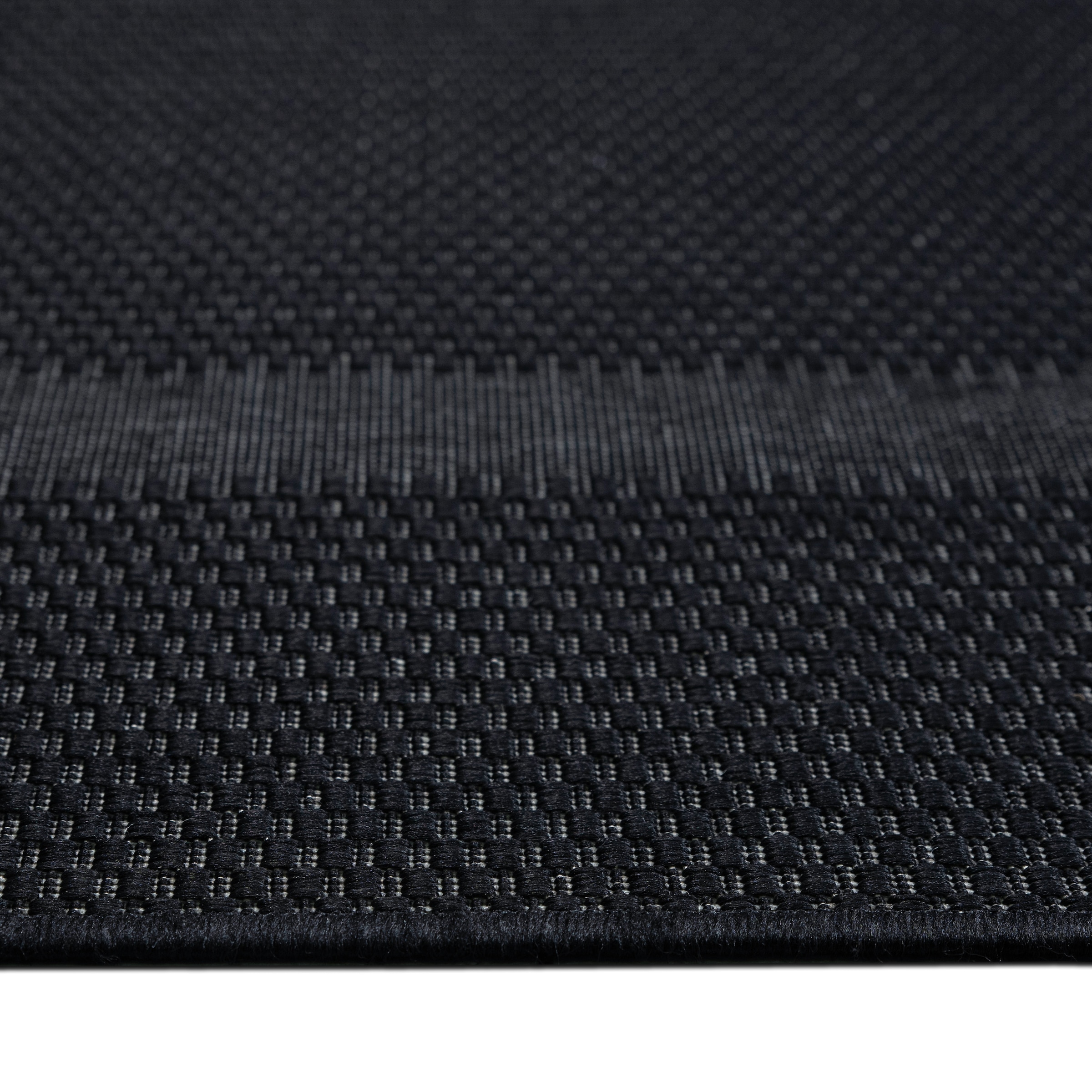 my home Teppich »Venedig Bordüre auch als Läufer erhältlich«, rechteckig, 3 mm Höhe, In- und Outdoor geeignet, Sisal-Optik, Wetterfest & UV-beständig