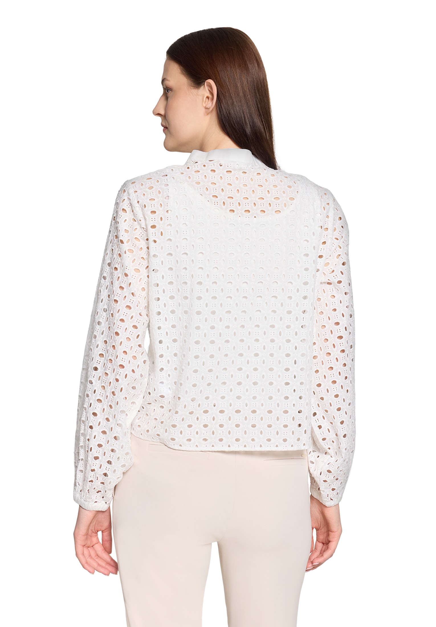 Betty&Co Spitzenbluse »Spitzenbluse mit Stehkragen«