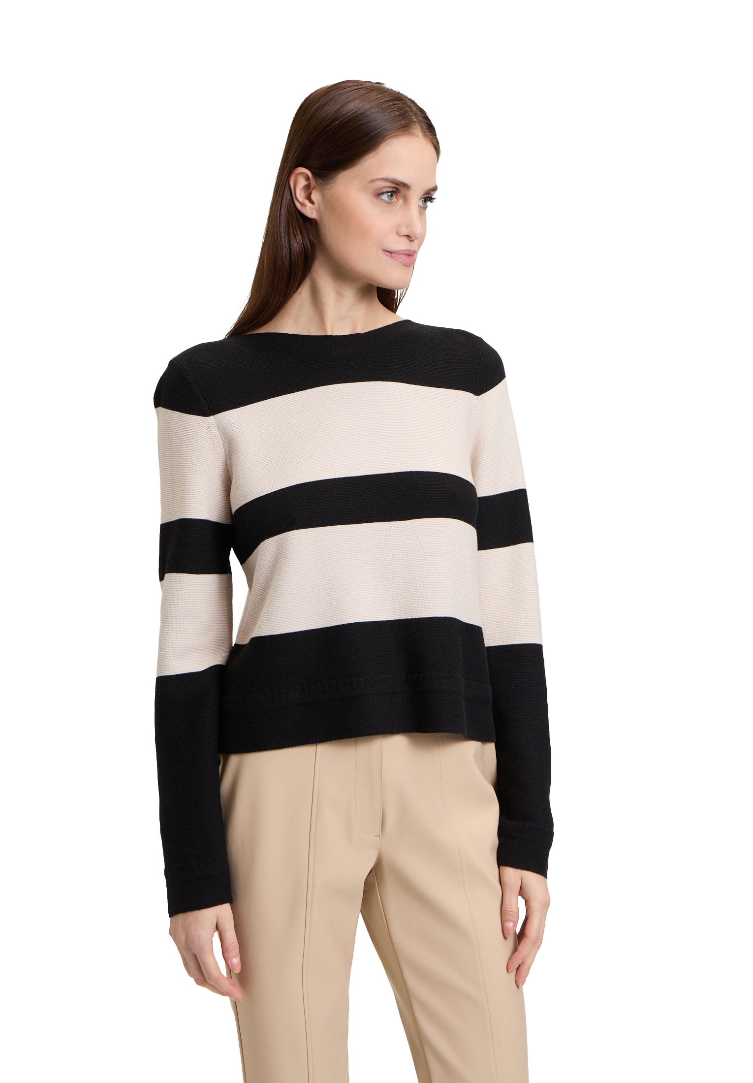 Betty Barclay Rundhalspullover »Feinstrickpullover mit Streifen«