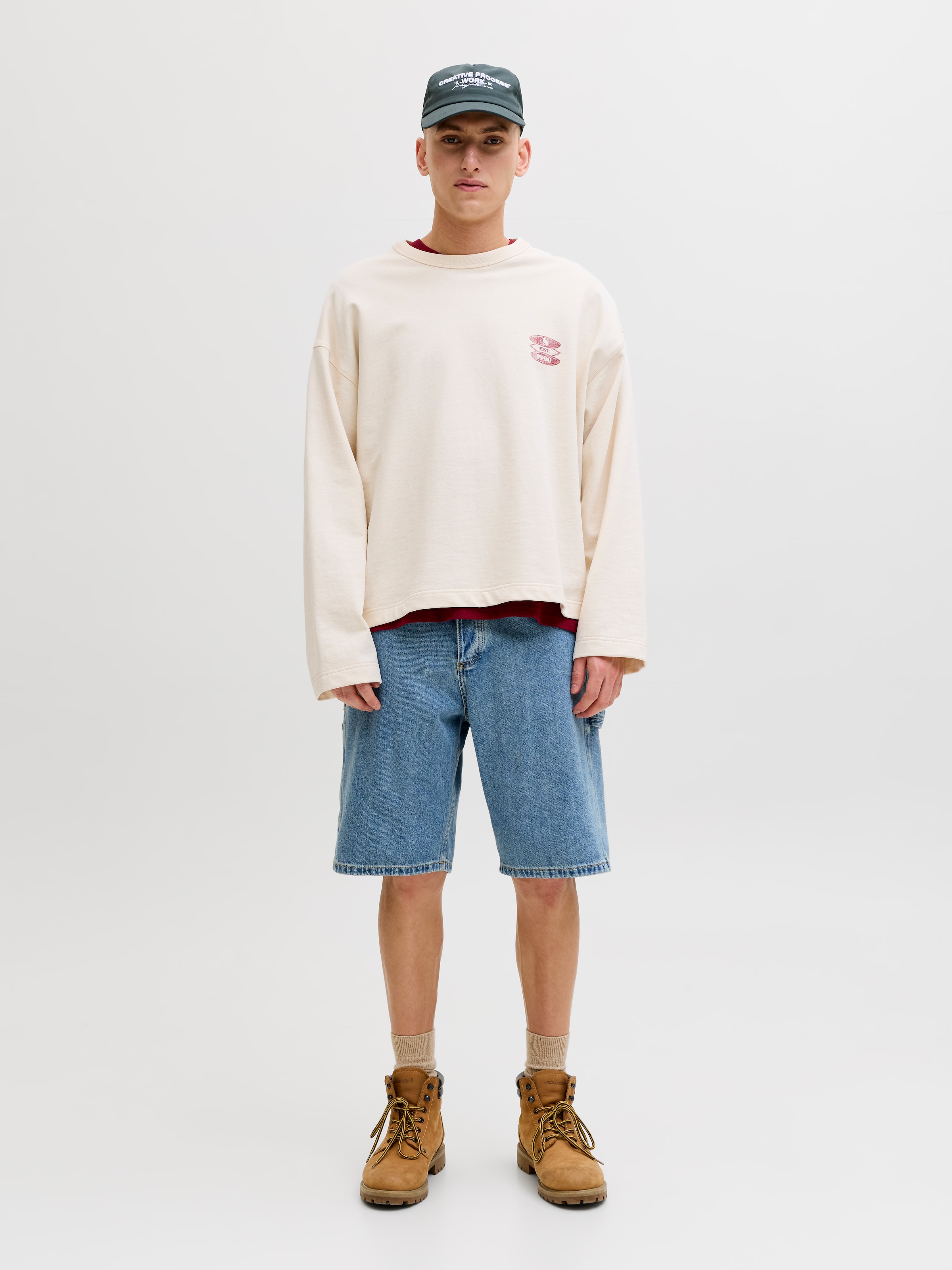 Jack & Jones Shorts »JJIALEX JJCARPENTER SHORTS NS 830 SN«