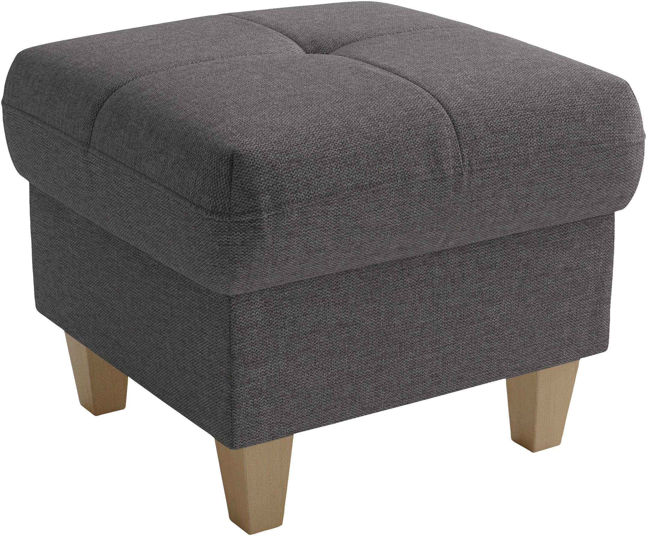 sit&more Polsterhocker »Pamela, B: 58 cm« 1 Stk. tlg. verschiedene Farben und Stoffe,  bis 120 kg belastbar