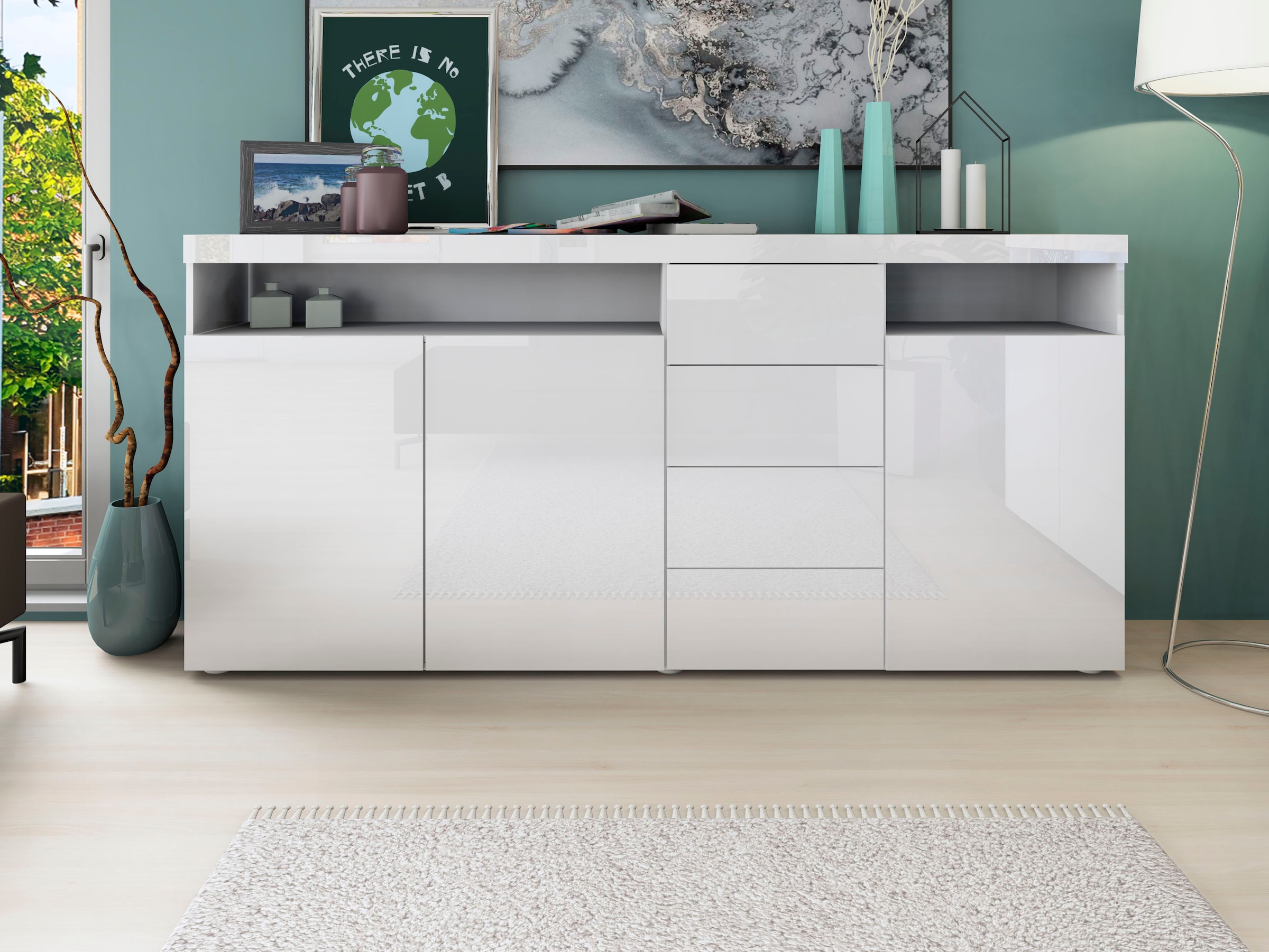 borchardt Möbel Highboard »Kapstadt«, Breite 200 cm