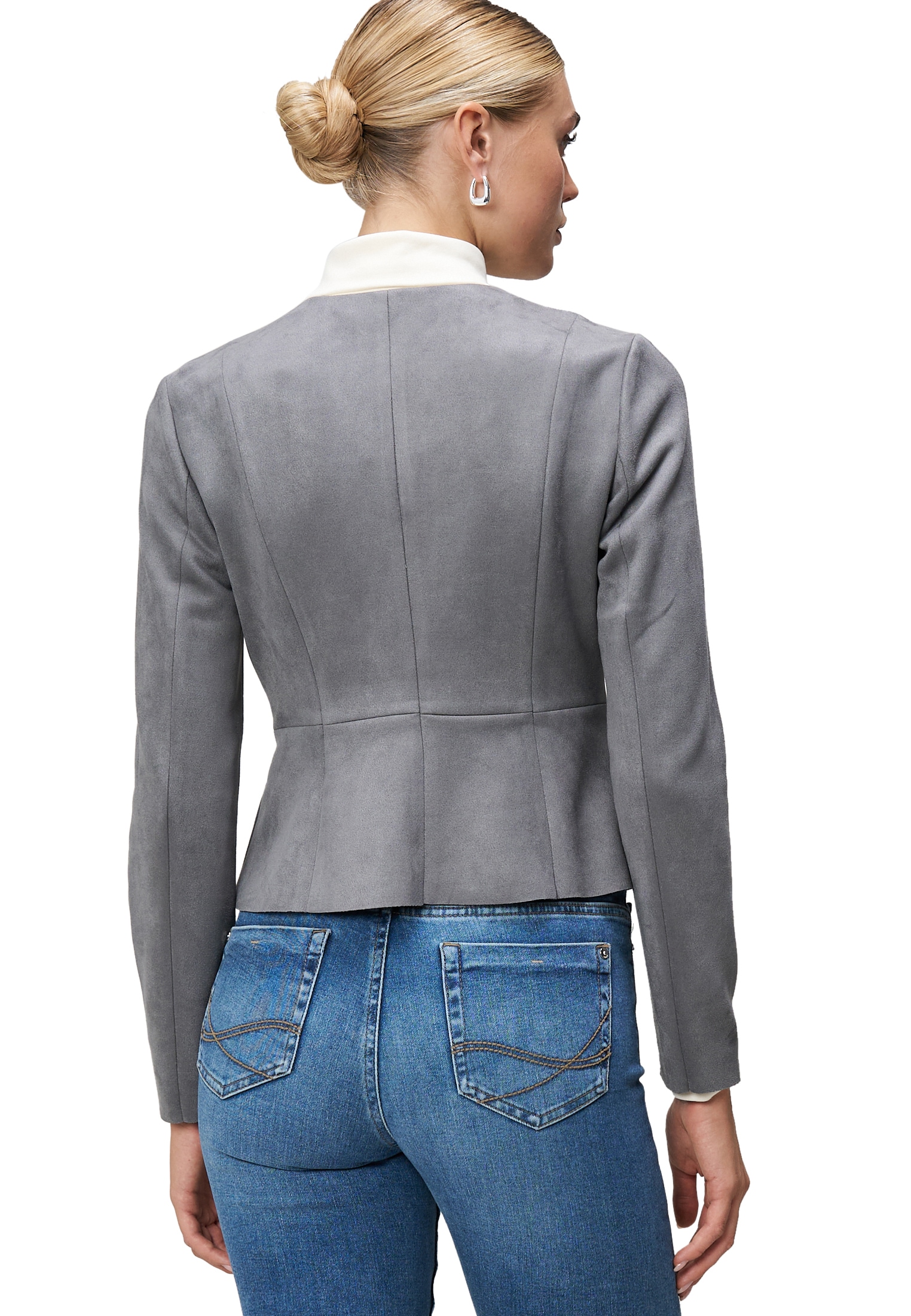 Zero Jackenblazer »Blazer Wildlederoptik«