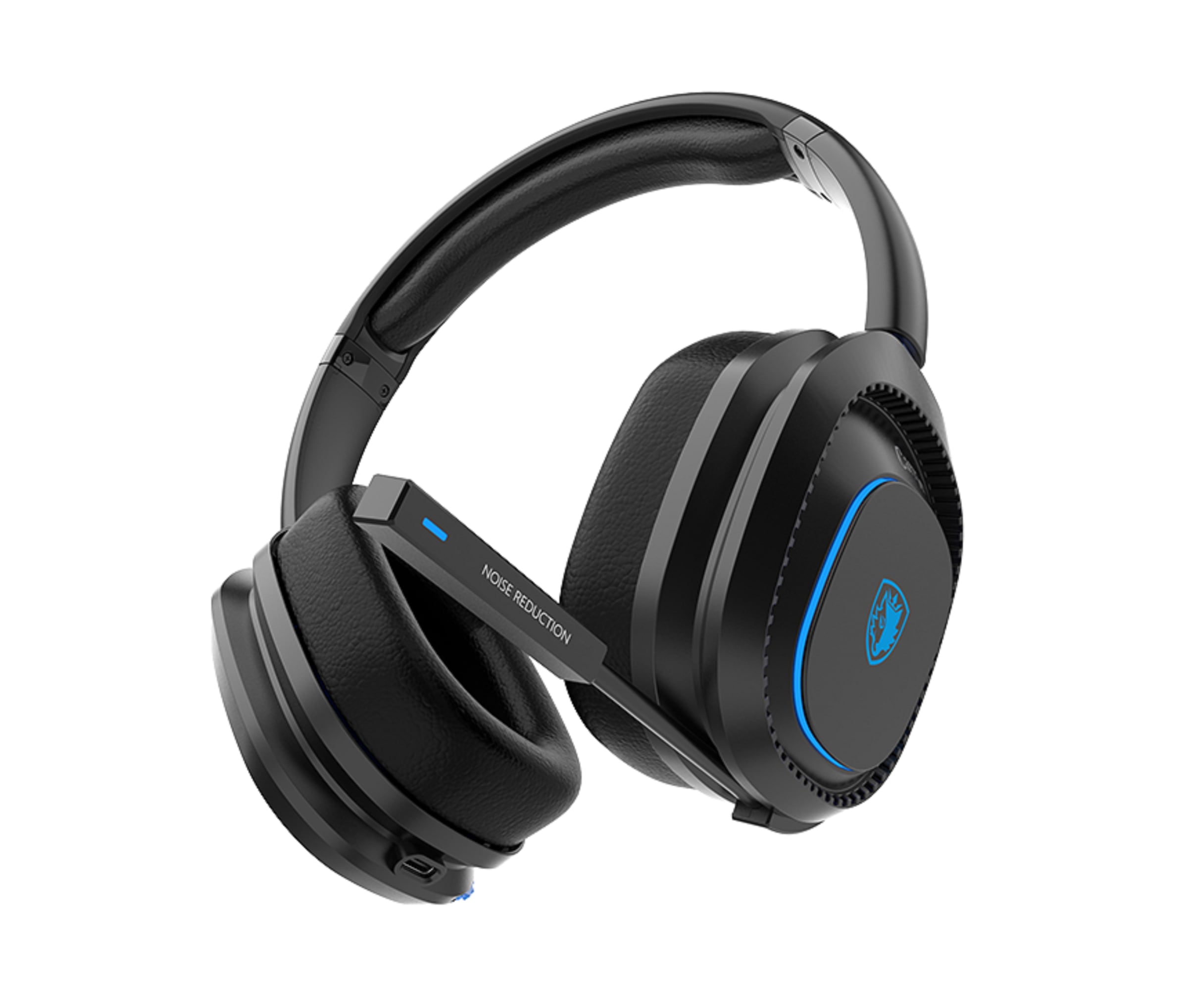 Sades Gaming-Headset »Carrier SA-203«, Rauschunterdrückung, kabellos, Stereo, Over Ear, Bluetooth 5.0, 2,4G, 3,5 mm