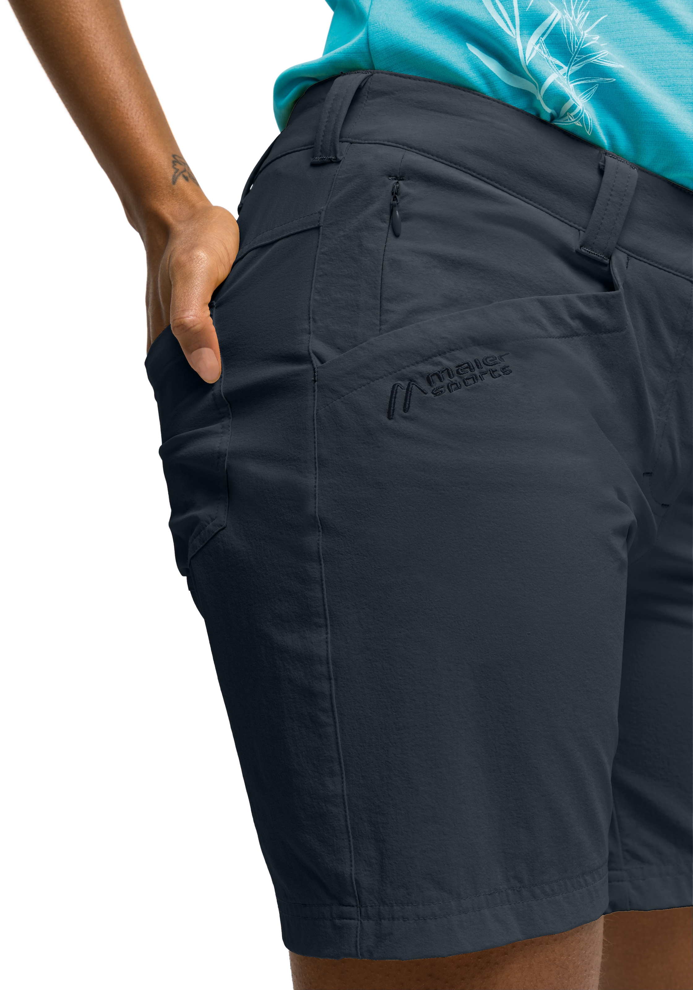 Maier Sports Funktionsshorts »Lulaka Shorts«  Damen Shorts, kurze Wanderhose, Outdoorhose mit 4 Taschen, Regular Fit