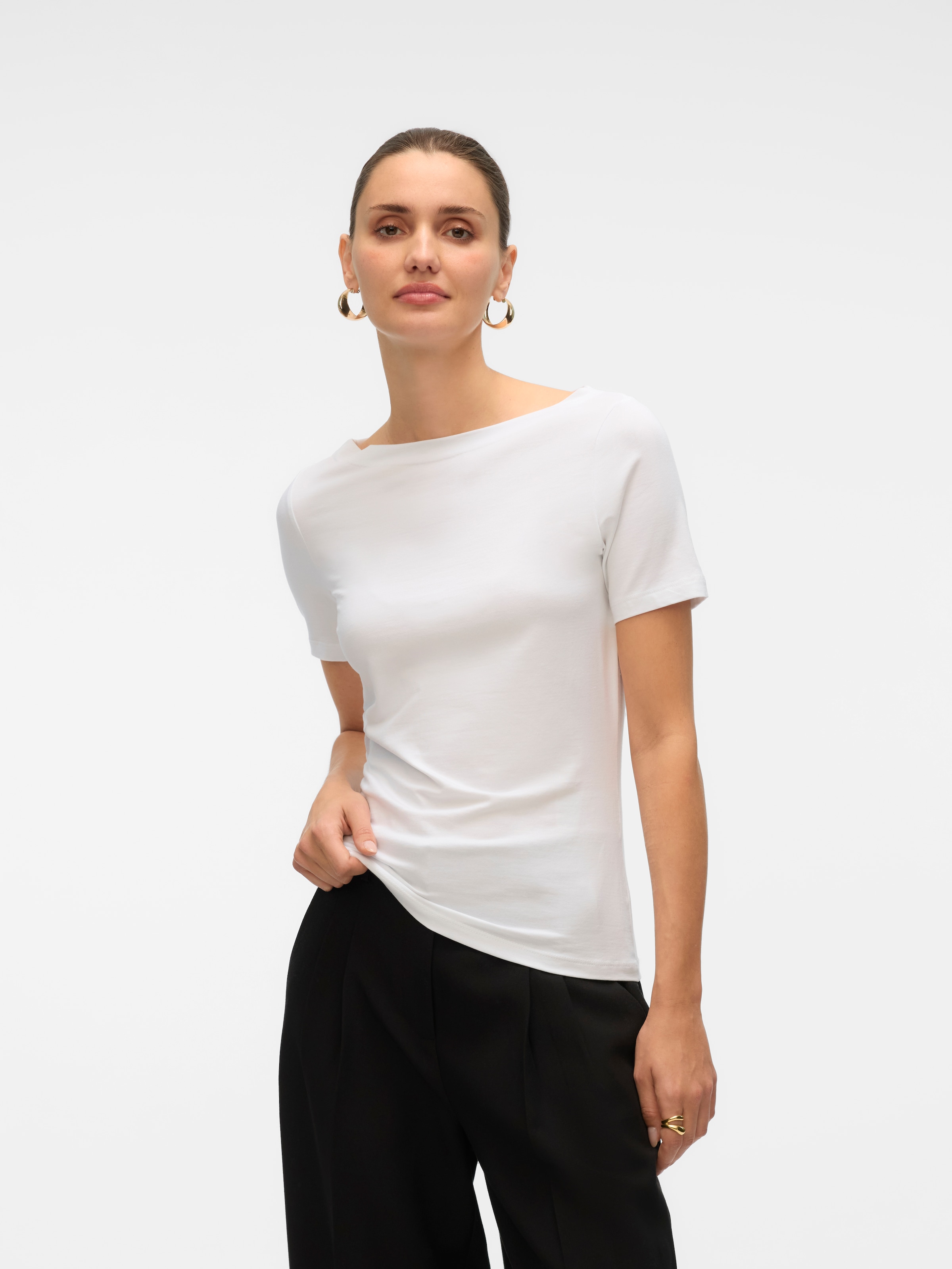 Vero Moda Kurzarmshirt »VMPANDA MODAL S/S TOP NOOS«