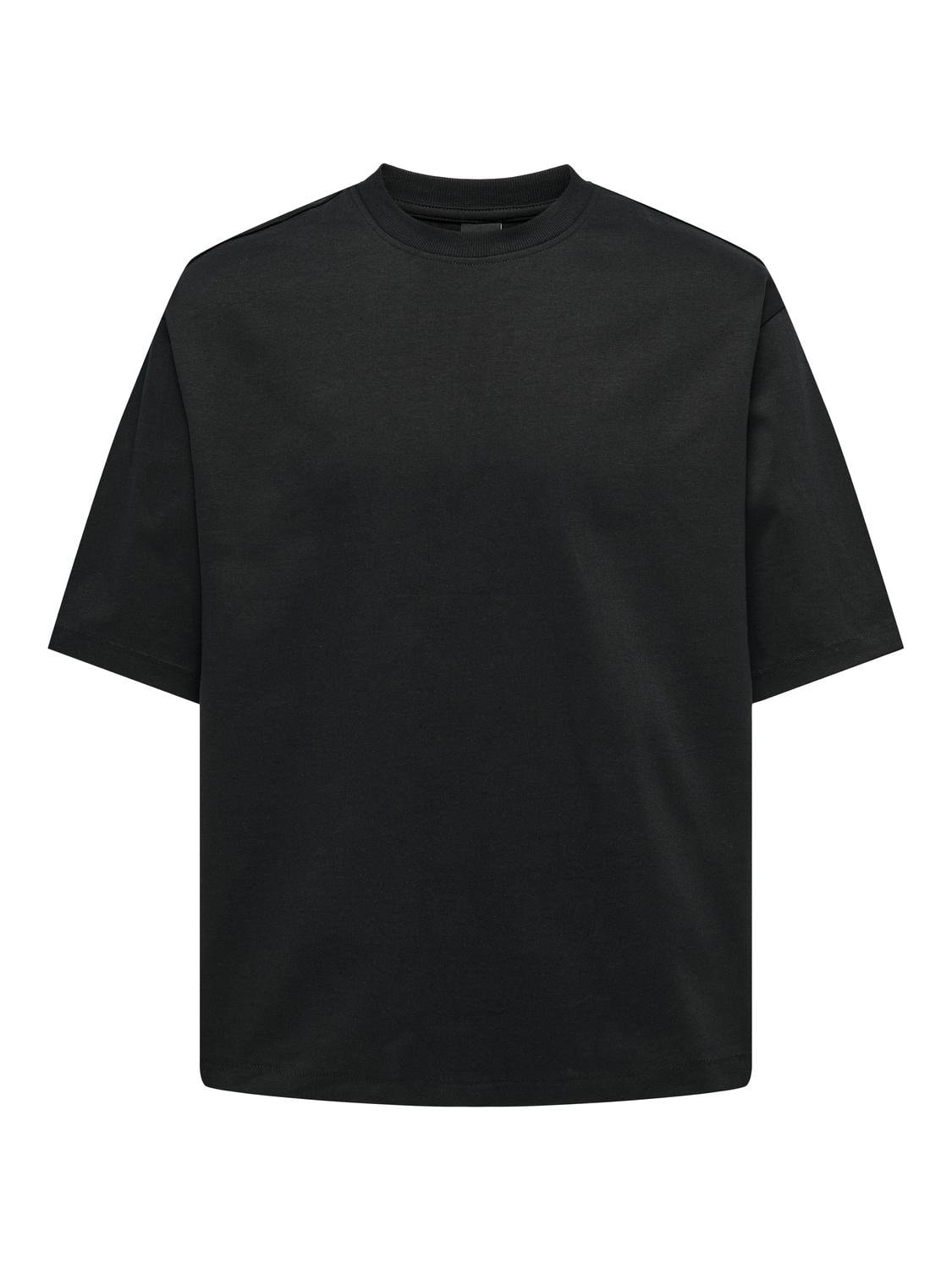 ONLY & SONS Rundhalsshirt »ONSMILLENIUM OVZ SS TEE NOOS«