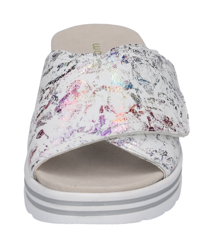 Waldläufer Keilpantolette »H-MICHELLE«, Sommerschuh, Bequemschuh mit Klettverschluss. H-Weite