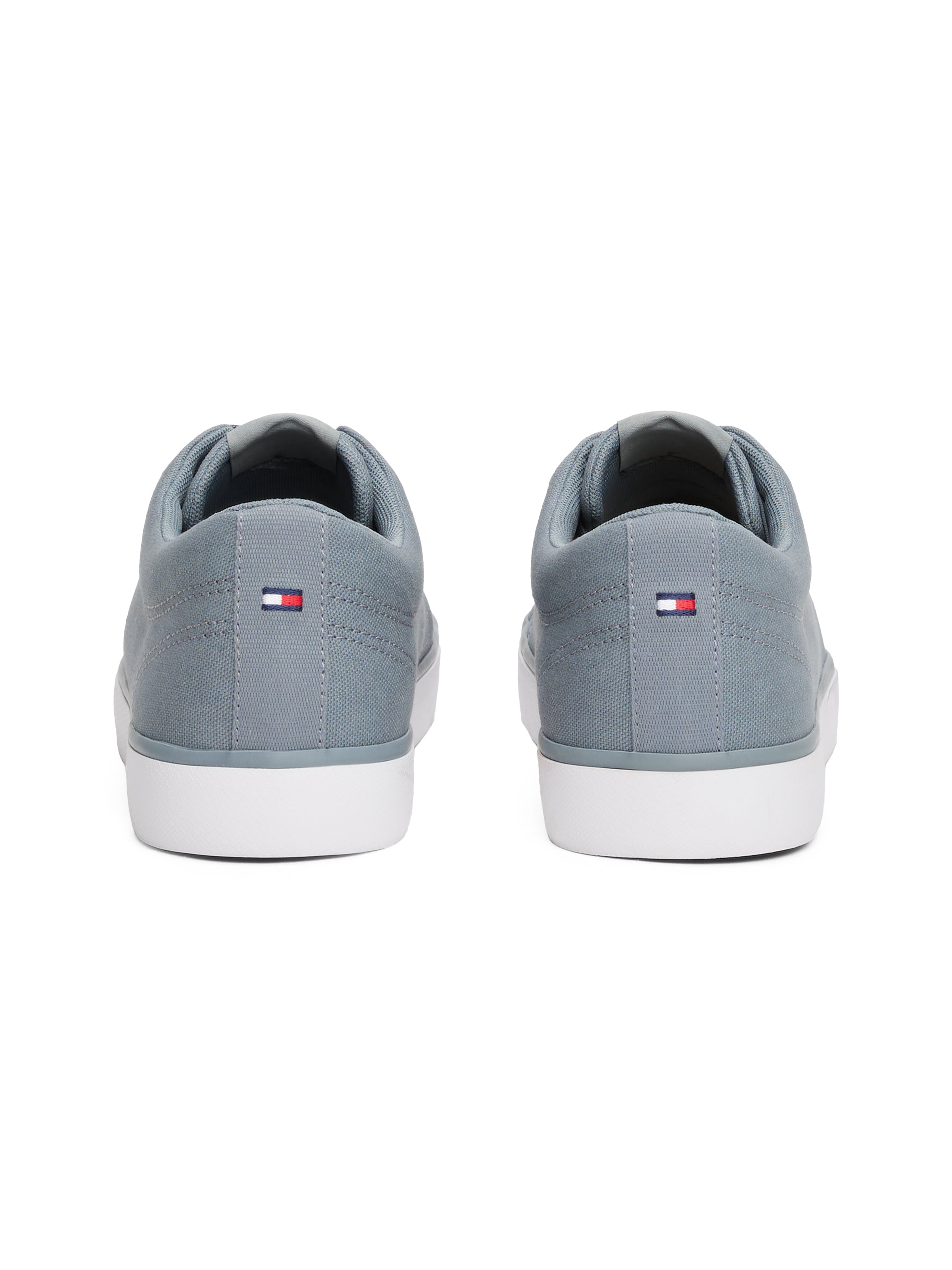 Tommy Hilfiger Sneaker »TH HI VULC LOW CORE CANVAS«, Freizeitschuh, Halbschuh, Schnürer mit weich gepolstertem Schaftrand