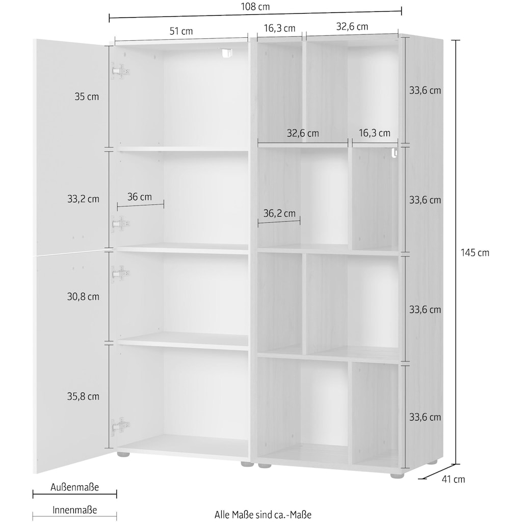 GERMANIA Highboard »Coruna«