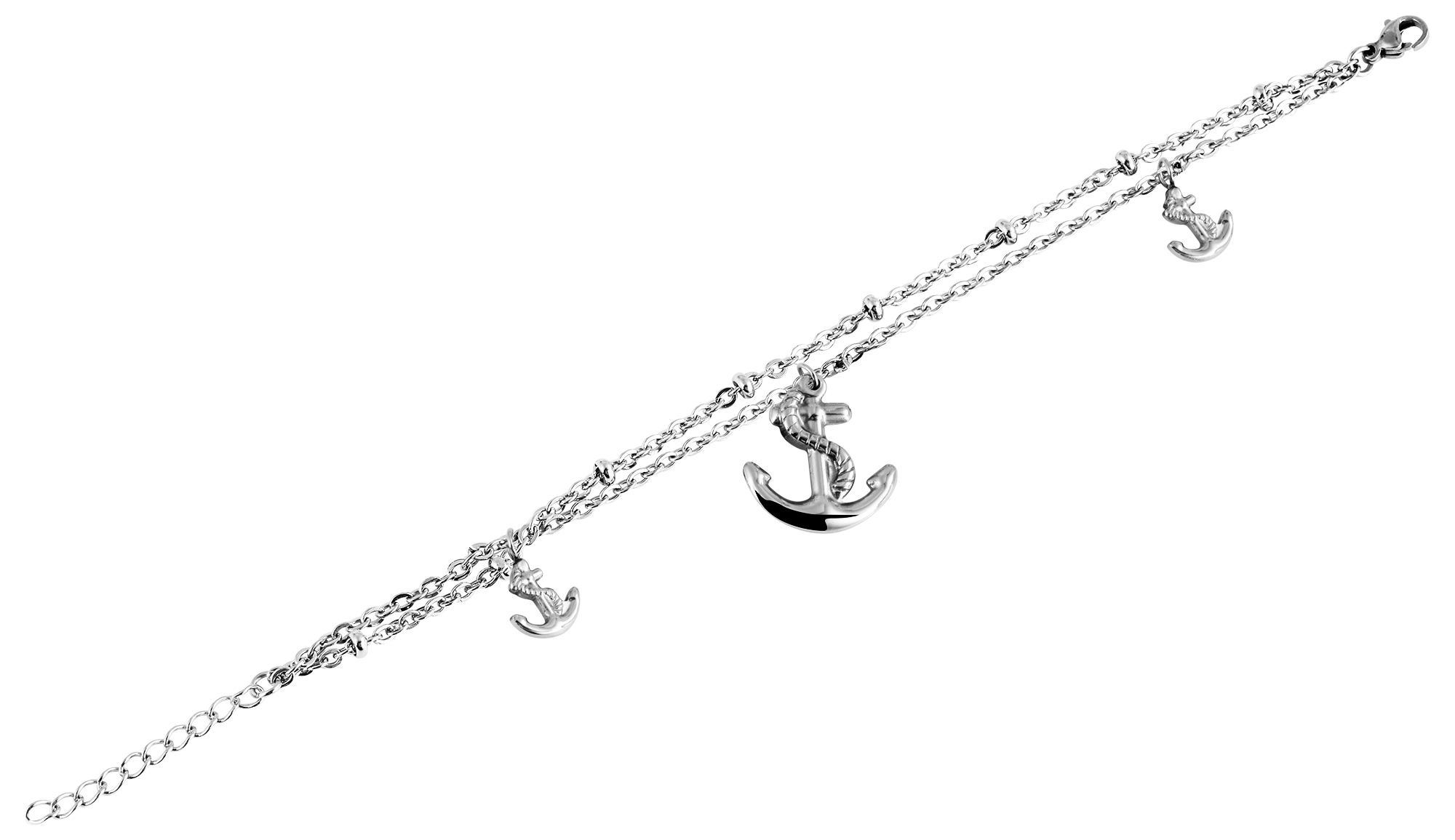 Adelia´s Armband »Damen Armband aus Edelstahl 17 cm«