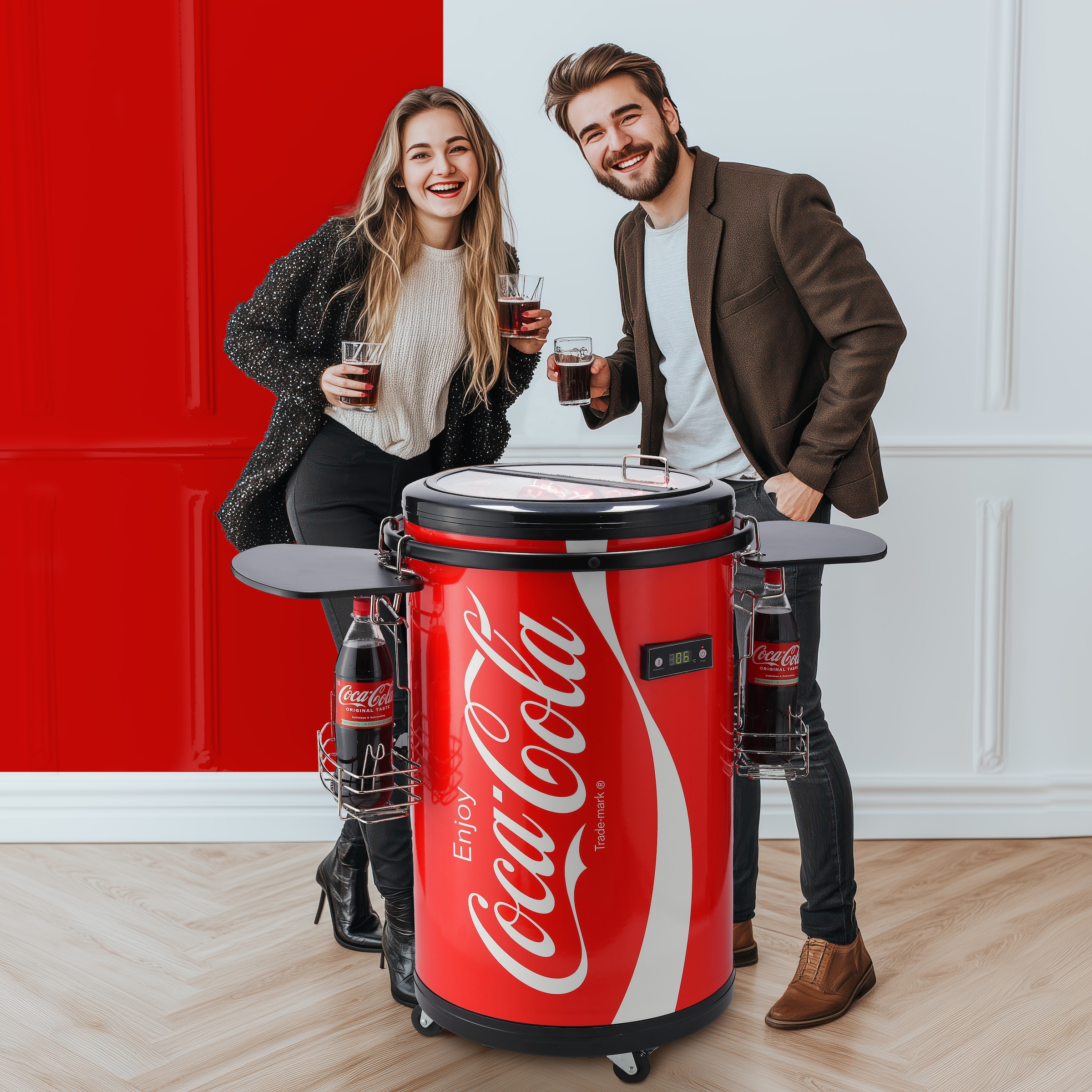 SALCO Elektrische Kühlbox »SPC-88CC«, COCA-COLA ® Party Cooler mit 50 l Fassungsvermögen