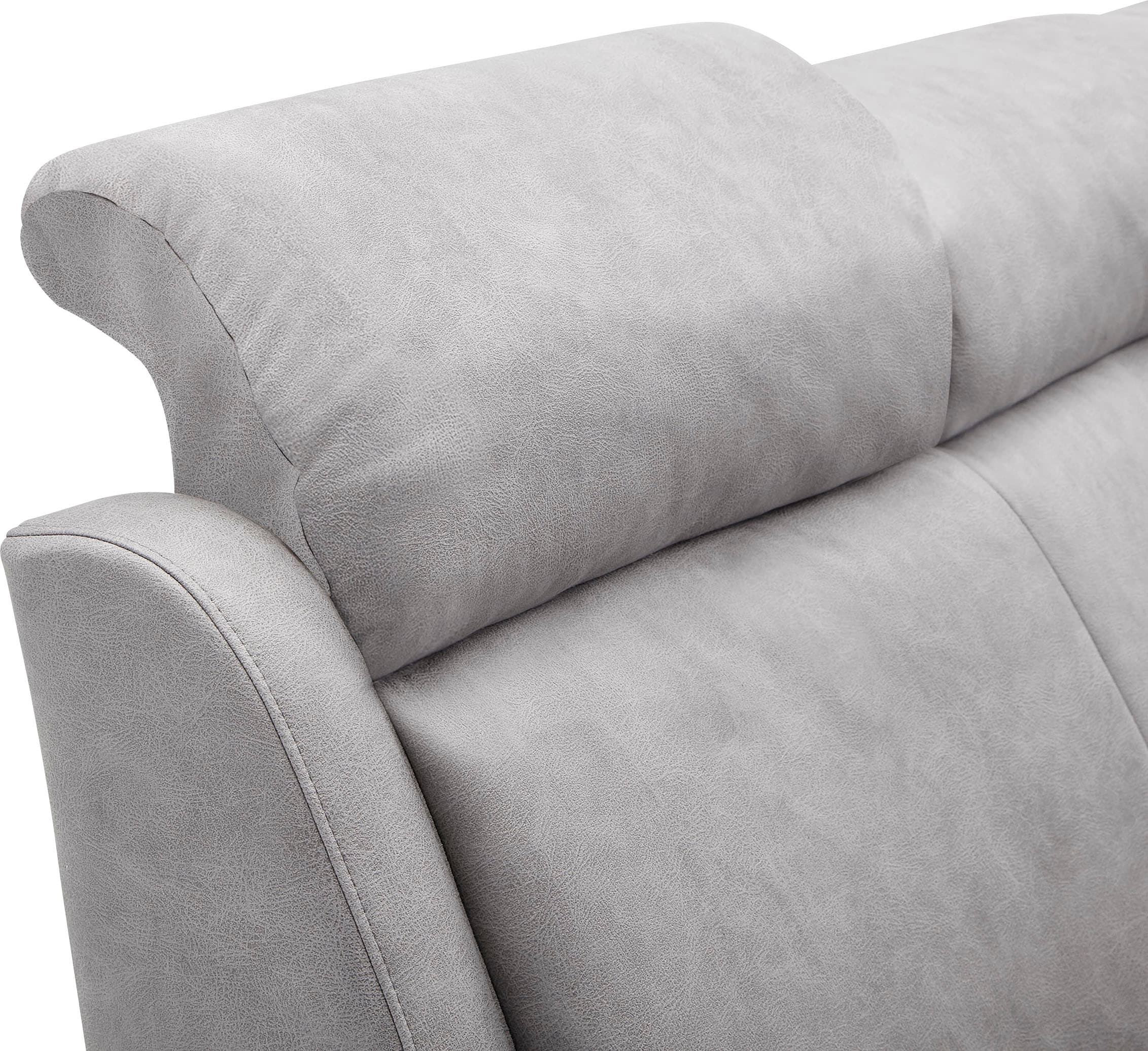 VILLA BECK 3-Sitzer »Varese«, (1 St.), Kopfteilverstellung, wahlweise mit Sitzvorzug, in Sitzhöhe 49 cm