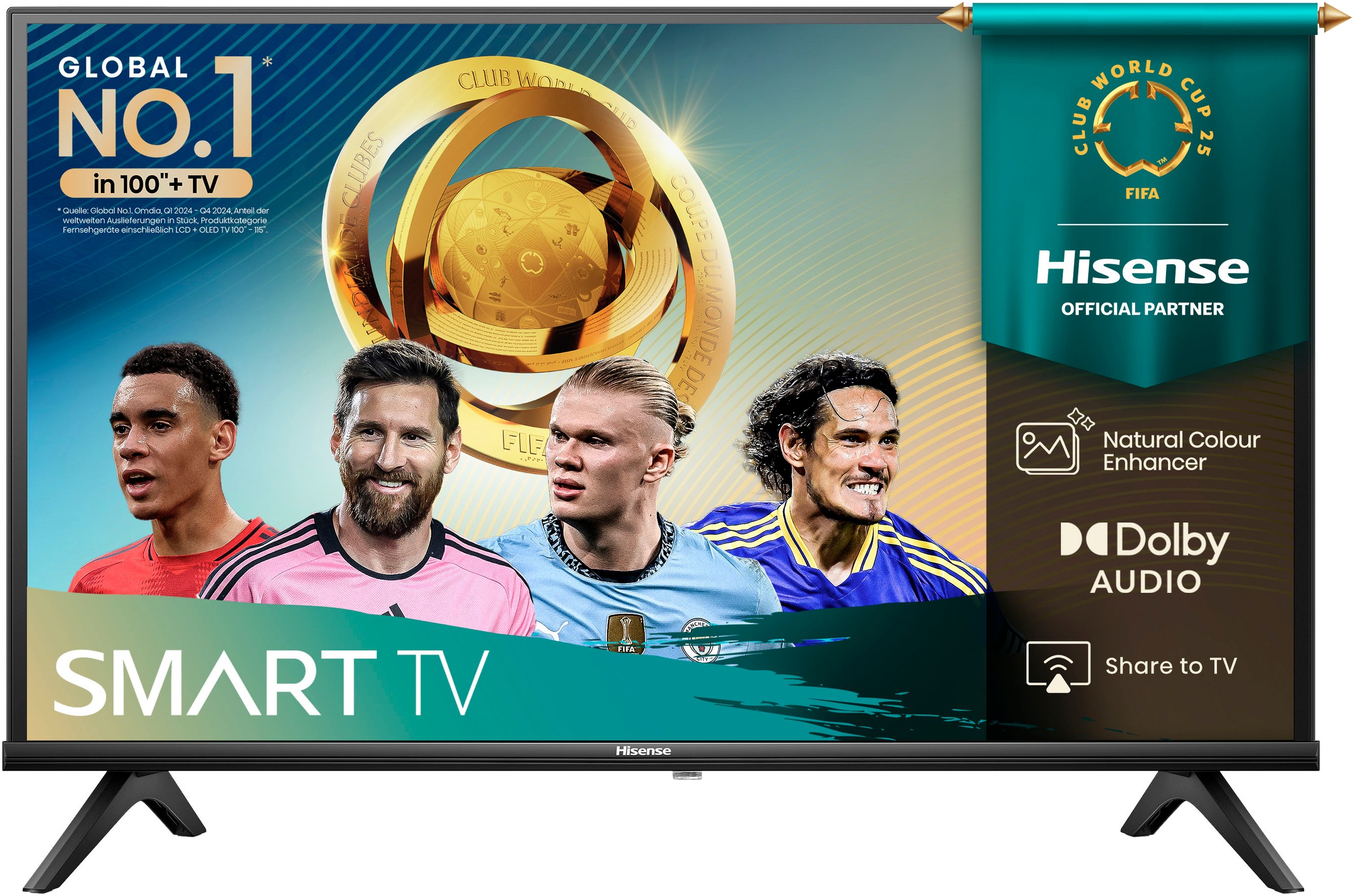 Hisense LED-Fernseher »40E4QT«, Full HD, Smart-TV, 2K FHD