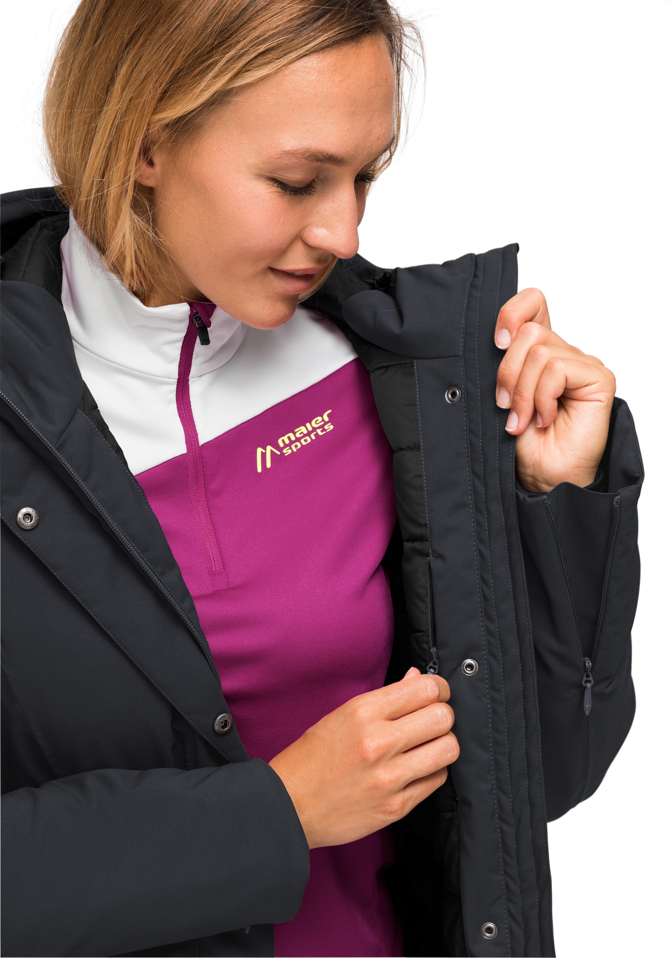 Maier Sports Funktionsjacke »Henni«, Sportlicher Outdoormantel für Outdoor und City, leicht wattiert