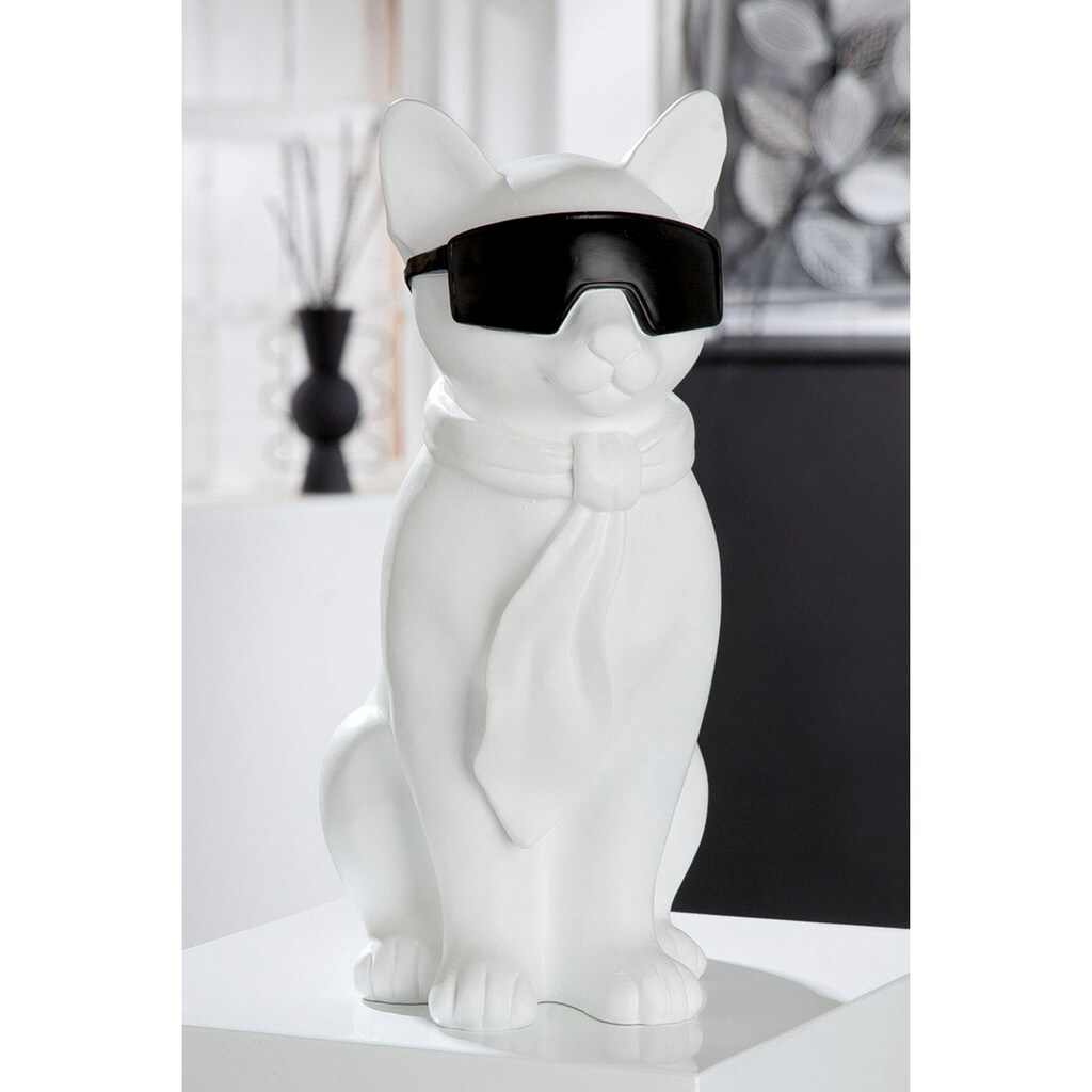 Casablanca by Gilde Tierfigur »Katze mit Brille Hero Cat«