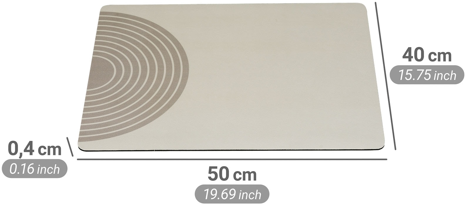 WENKO Abtropfmatte »Modell Dima« Spülmatte mit Diatomitpartikeln, einrollbar, schnelltrocknend