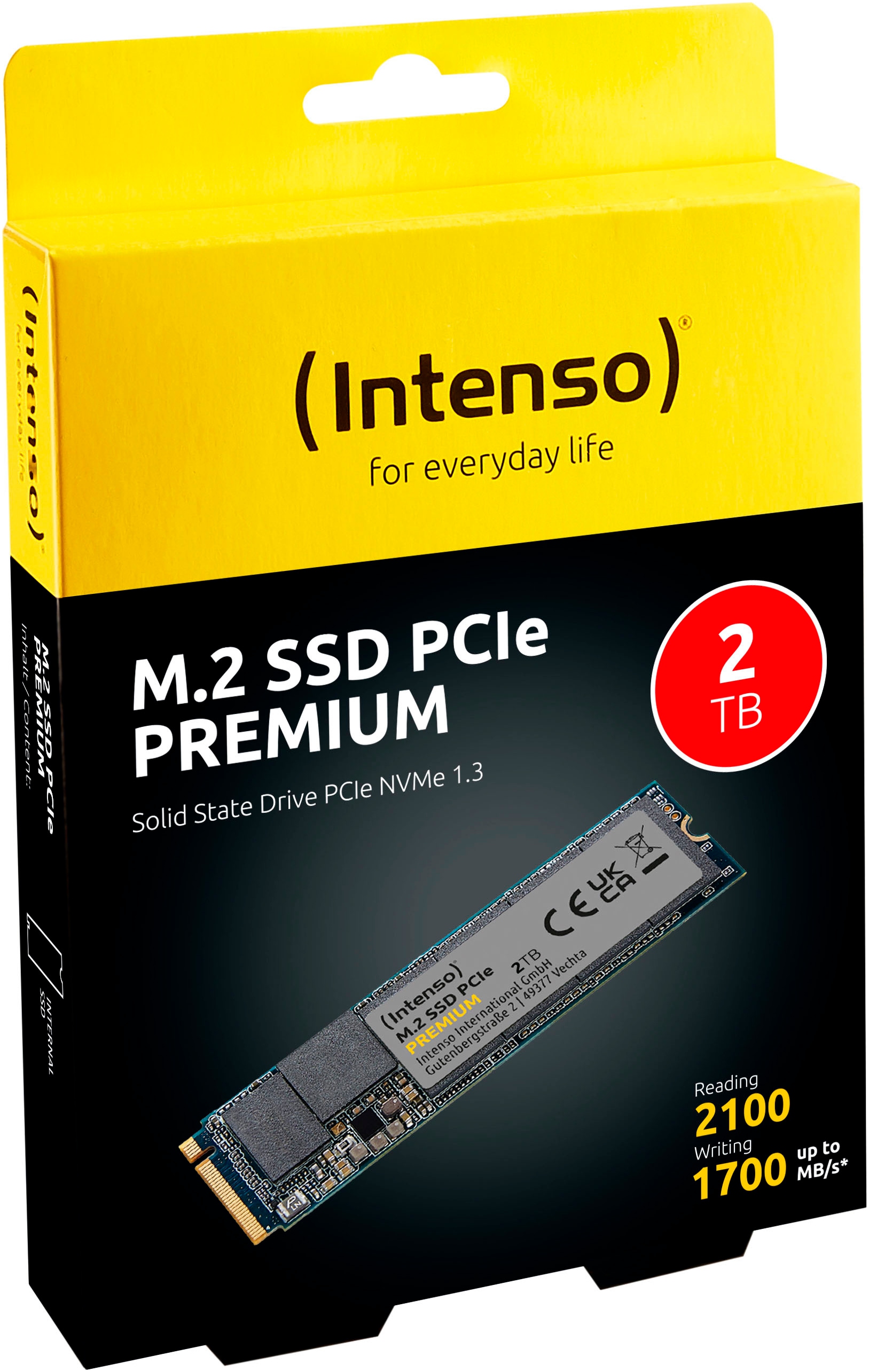 Intenso interne SSD »Premium 2TB«, Anschluss M.2 PCIe 3.0