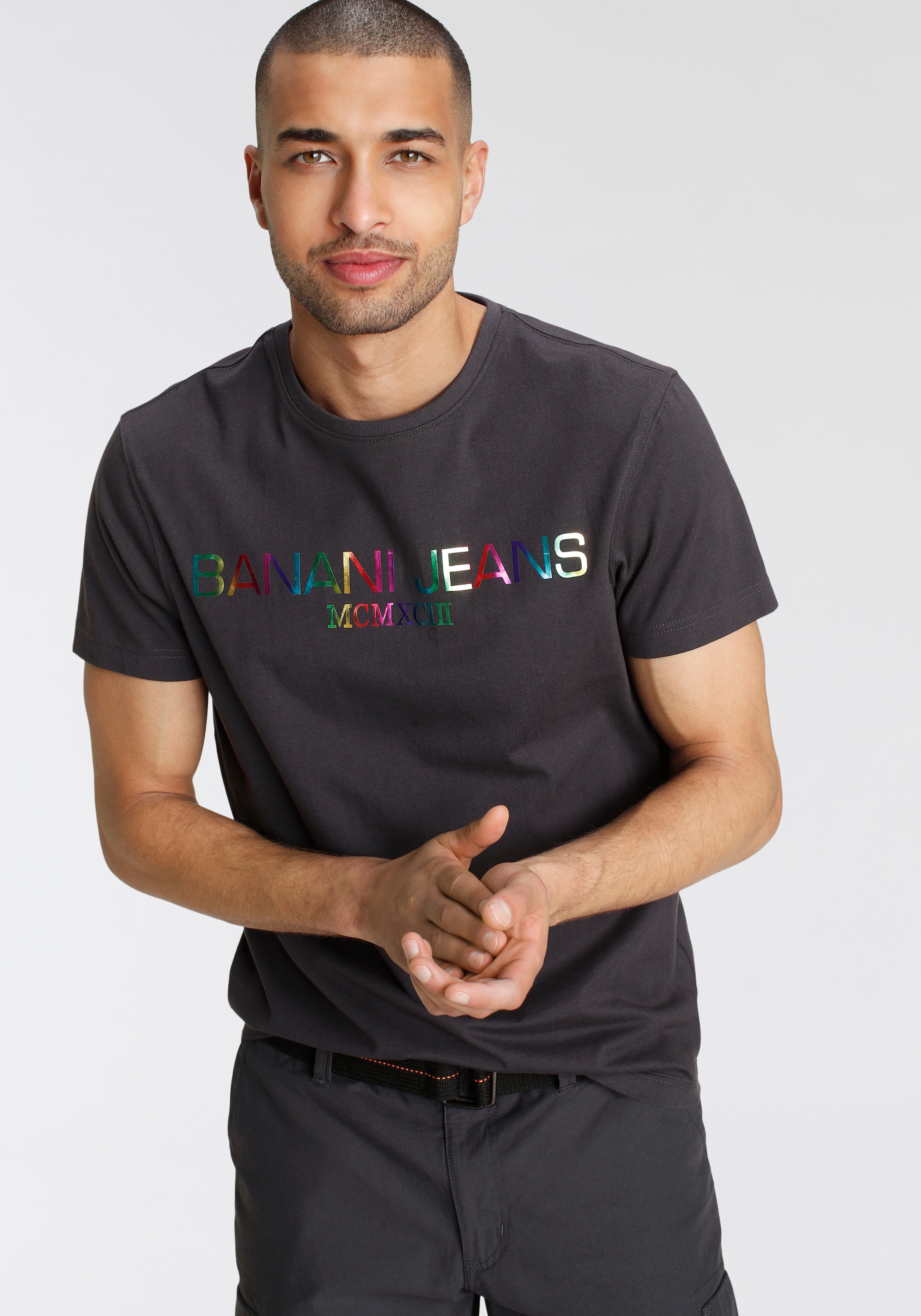 Bruno Banani OTTO Rainbowprint bei mit T-Shirt, online bestellen