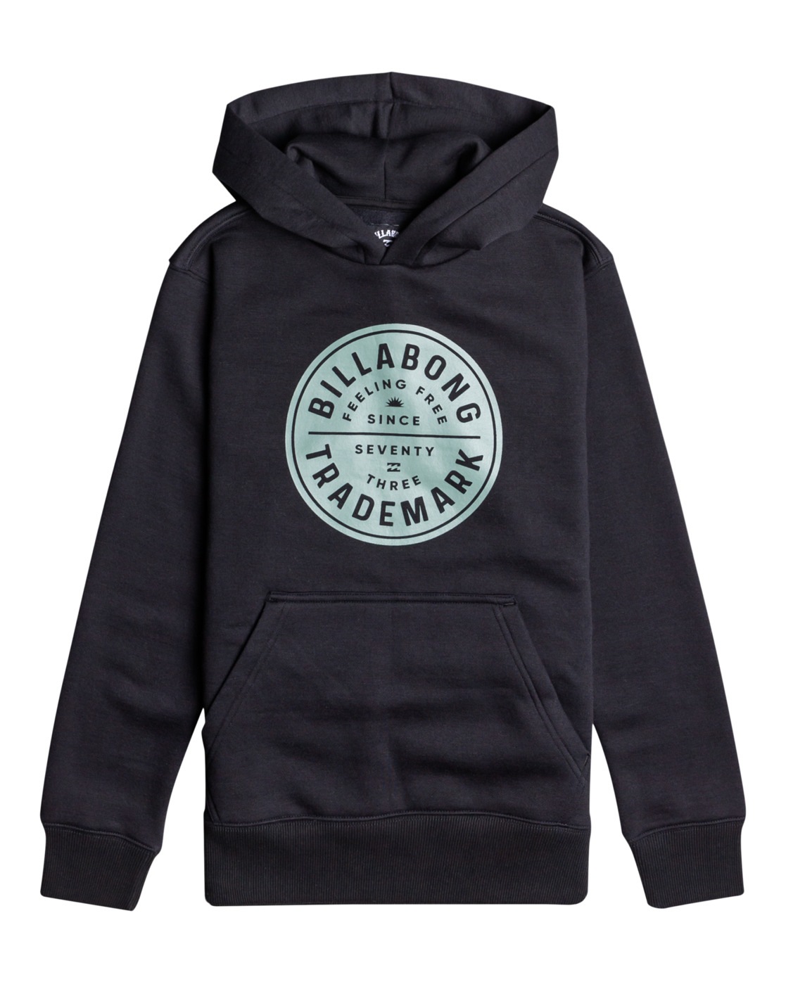 Billabong Kapuzensweatshirt »Stamp« in schwarz, Größe 14(155-164cm)