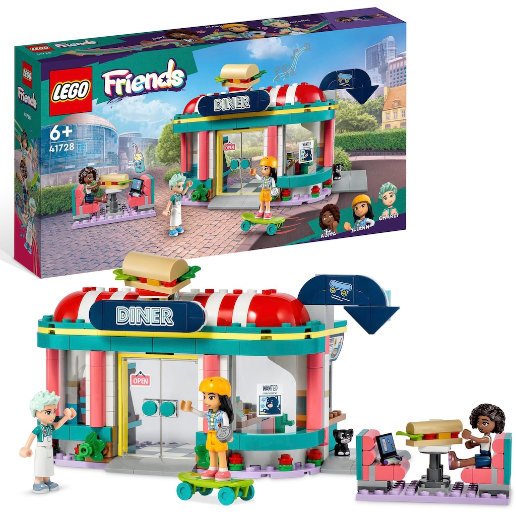 LEGO® Konstruktionsspielsteine »Restaurant (41728), LEGO® Friends«, (346 St.)