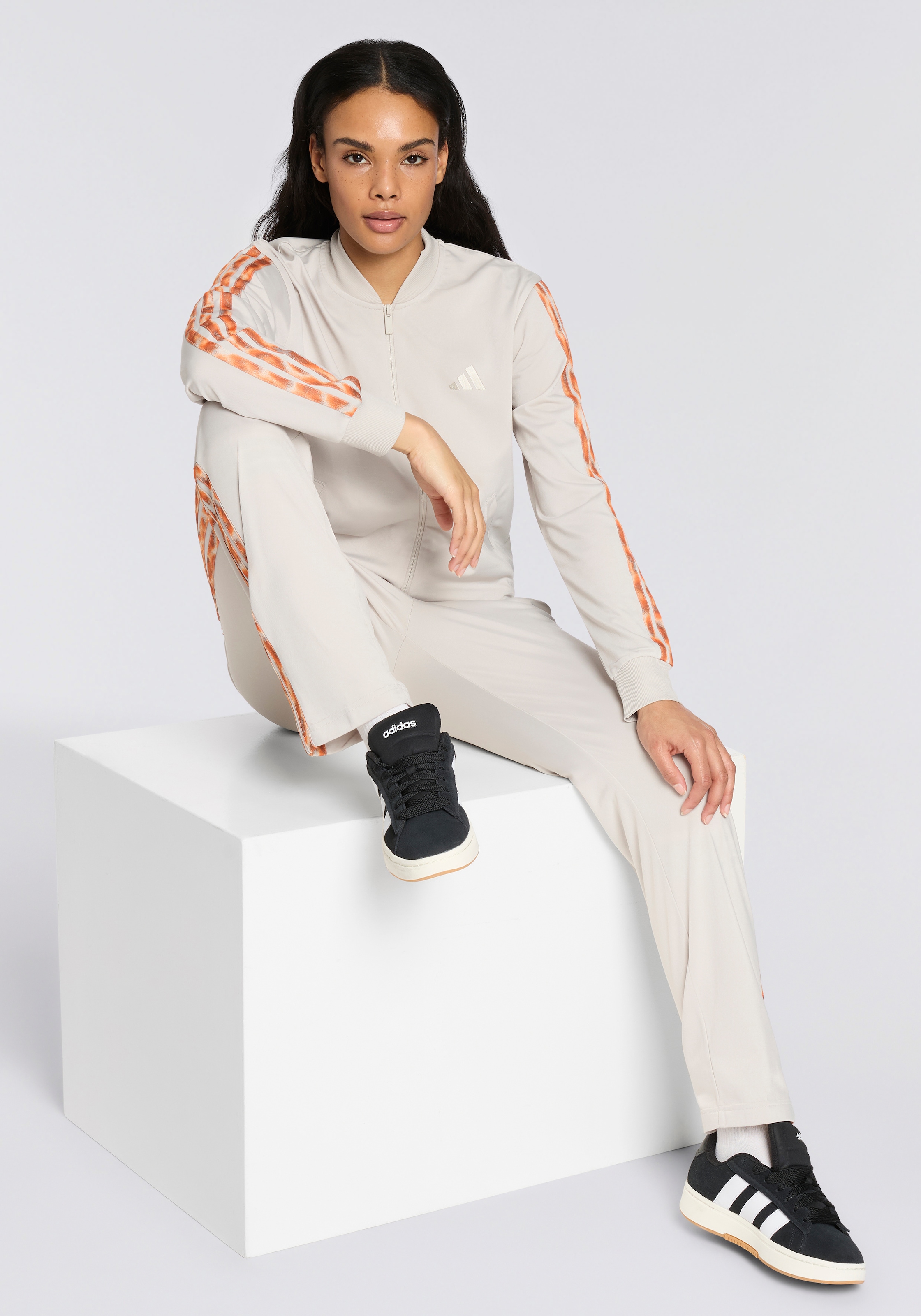 adidas Sportswear Trainingsanzug »3-STRIPES LEOPARD PRINT« 2 tlg.