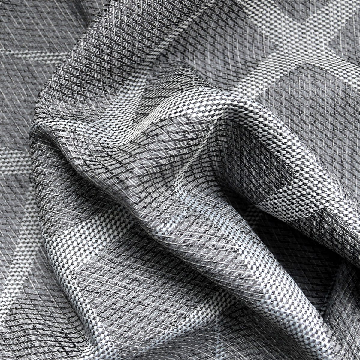 Weckbrodt Vorhang »Jasper«, (1 St.), Jacquard, Ösen, toller 3D-Effekt, blickdicht, Gardine, Store