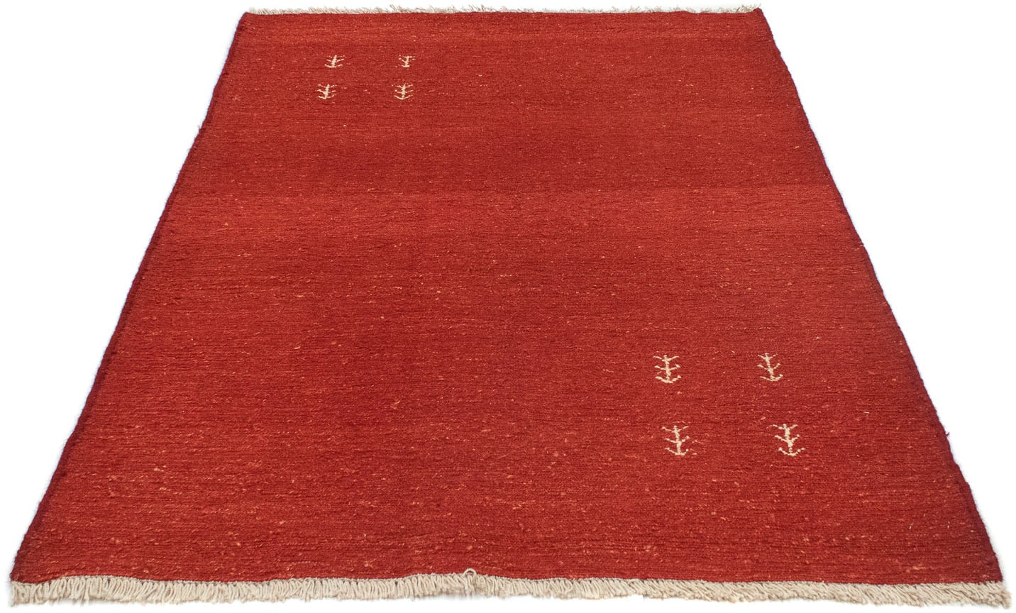 OTTO rot«, Wollteppich morgenland bei »Gabbeh Teppich handgeknüpft rechteckig, handgeknüpft