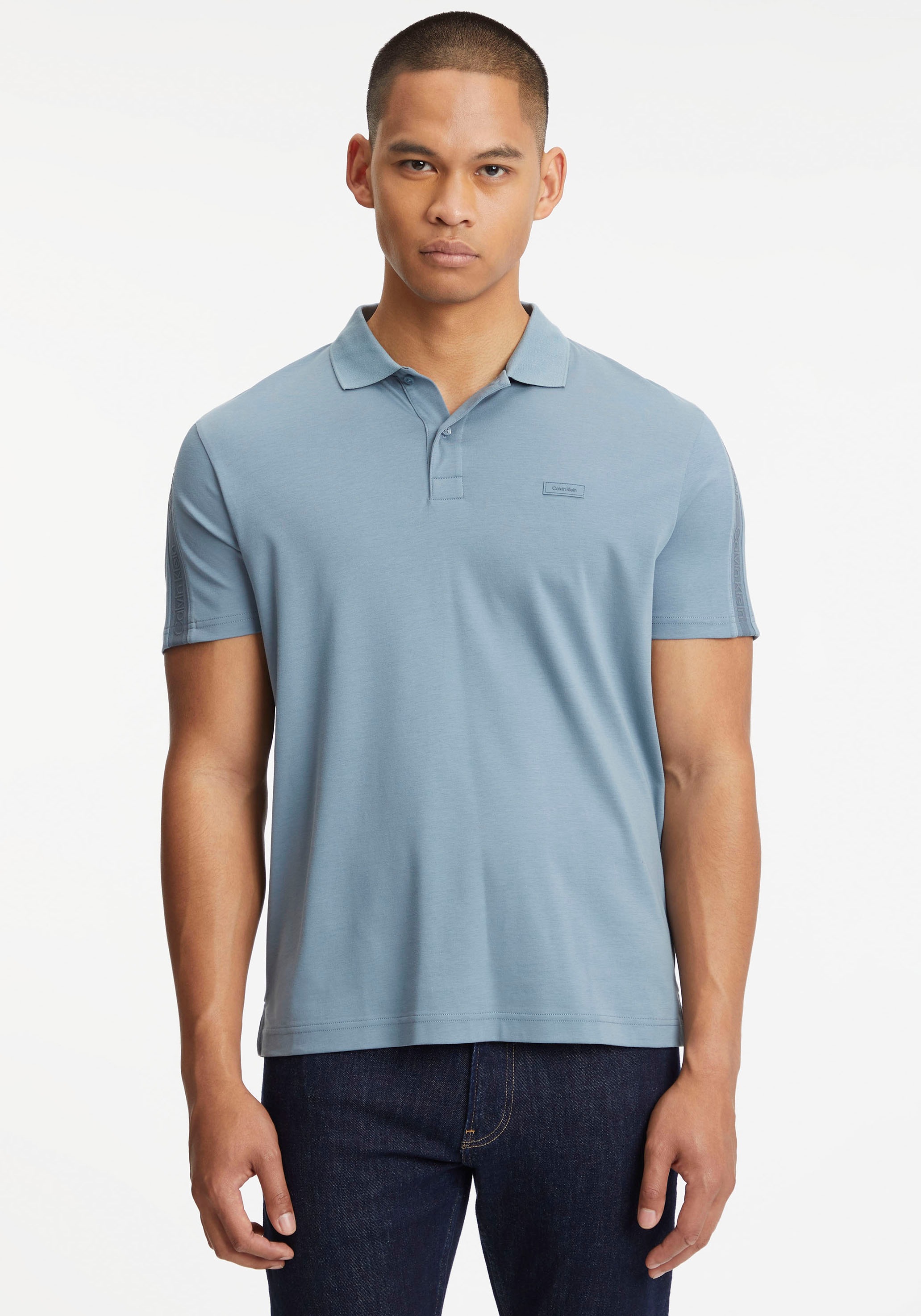 Calvin Klein Poloshirt »LOGO TAPE COMFORT POLO«, mit 2-Knopf Polokragen kaufen